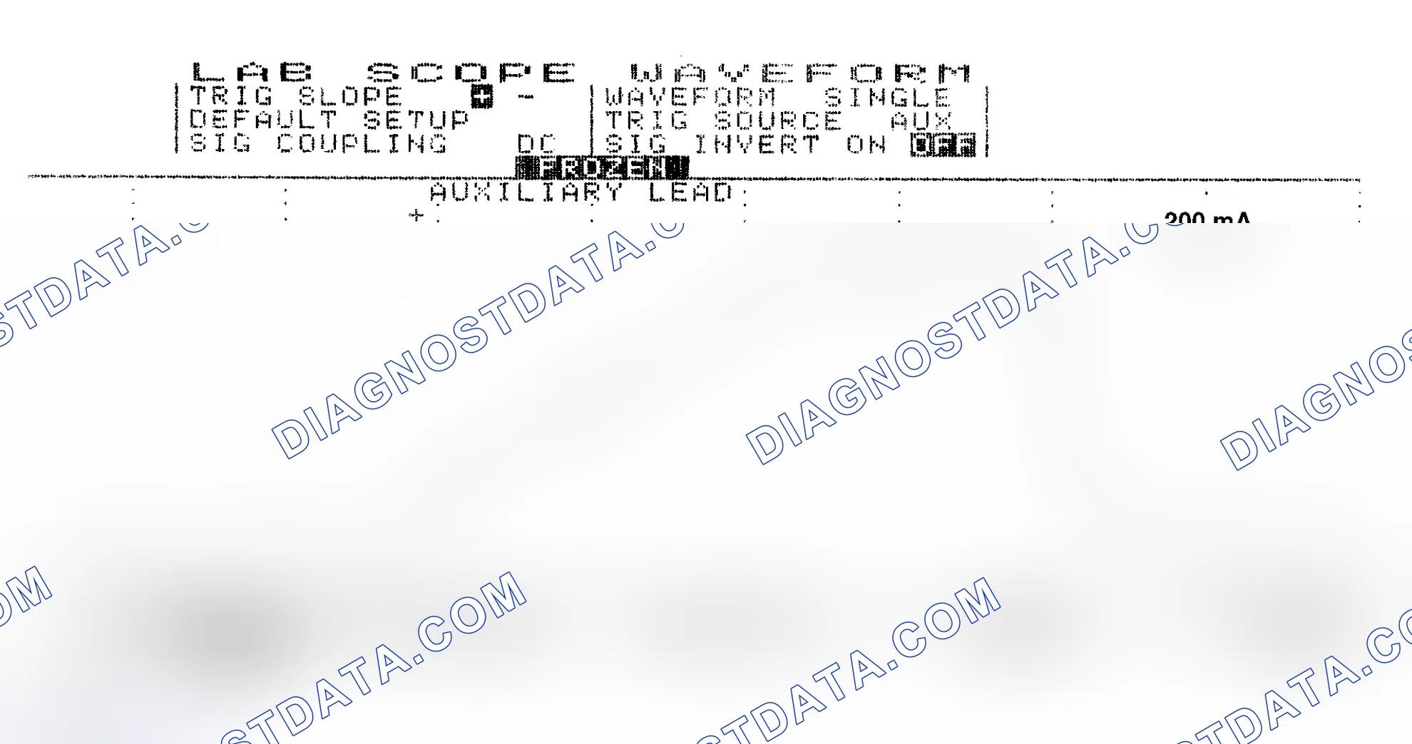 Scheme 13: Single Injector w/Normal Current Flow - Current Pattern