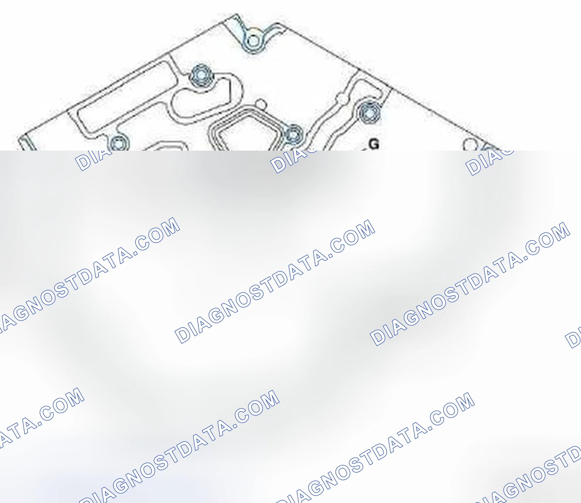Fig. 15: Identifying Timing Case Cover Sealant Points
