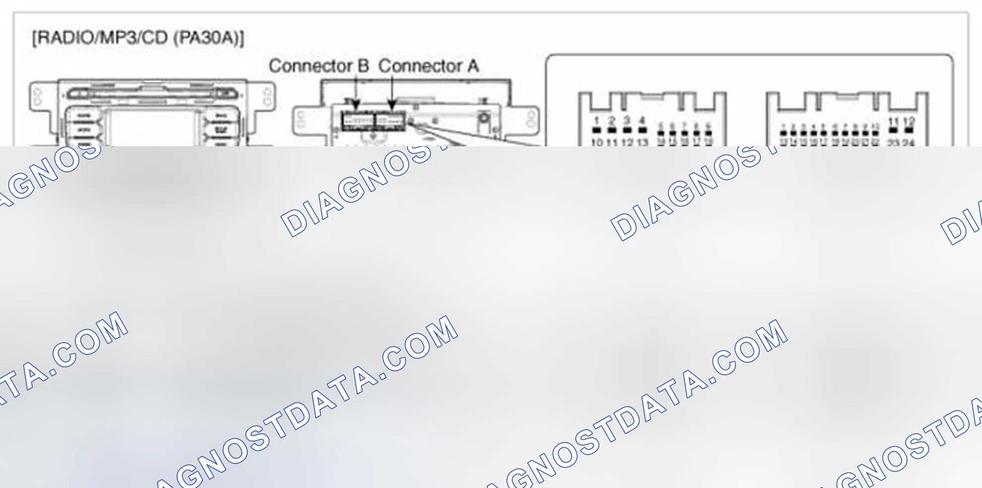 Scheme 38: R-8: Check again after replacing the audio head unit