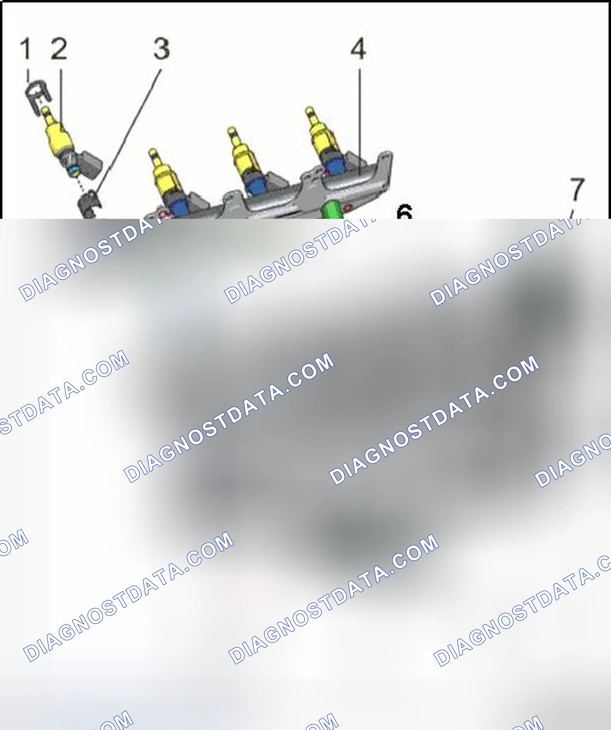 Scheme 116: FUEL RAIL ASSEMBLY OVERVIEW