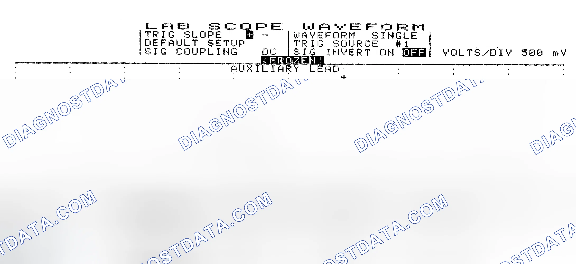 Scheme 10: Single Injector w/Excessive Current Flow - Current Pattern