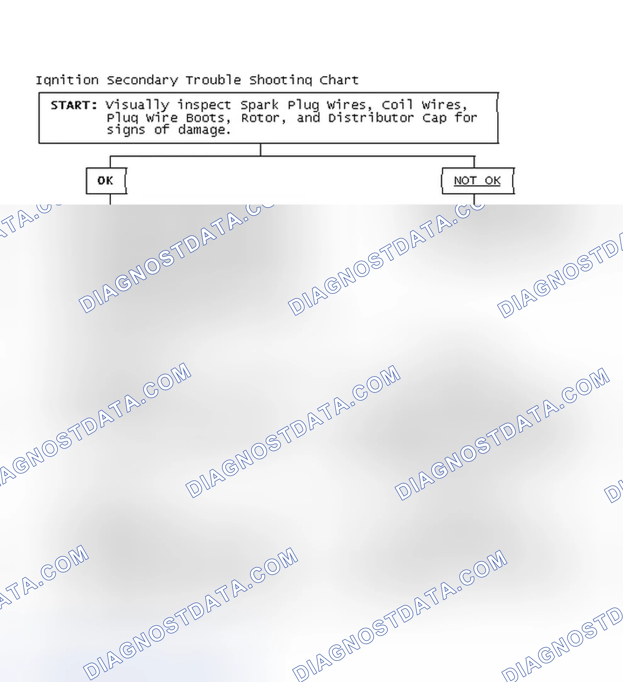Scheme 1: Ignition Secondary Trouble Shooting Chart