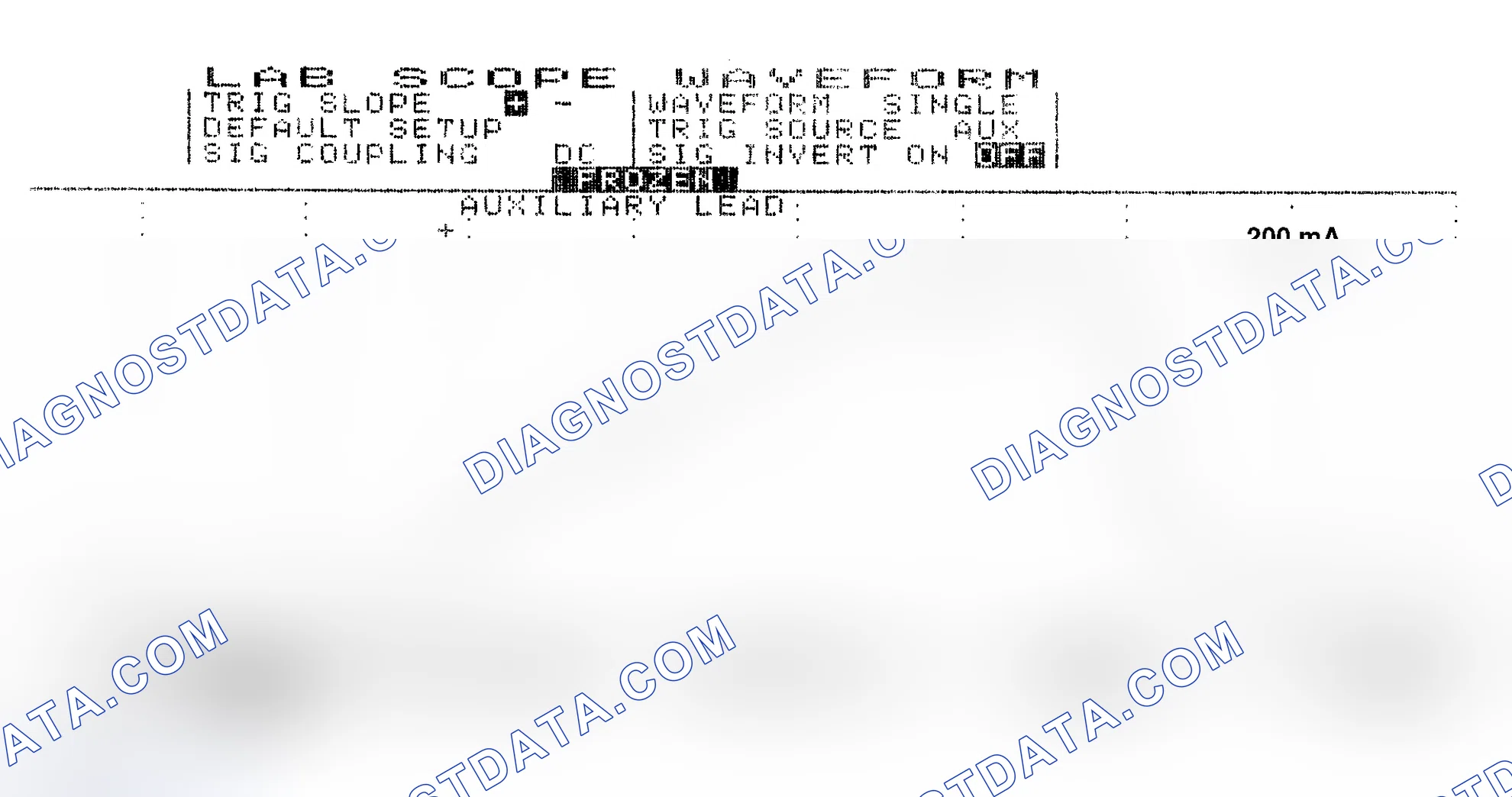 Scheme 13: Single Injector w/Normal Current Flow - Current Pattern