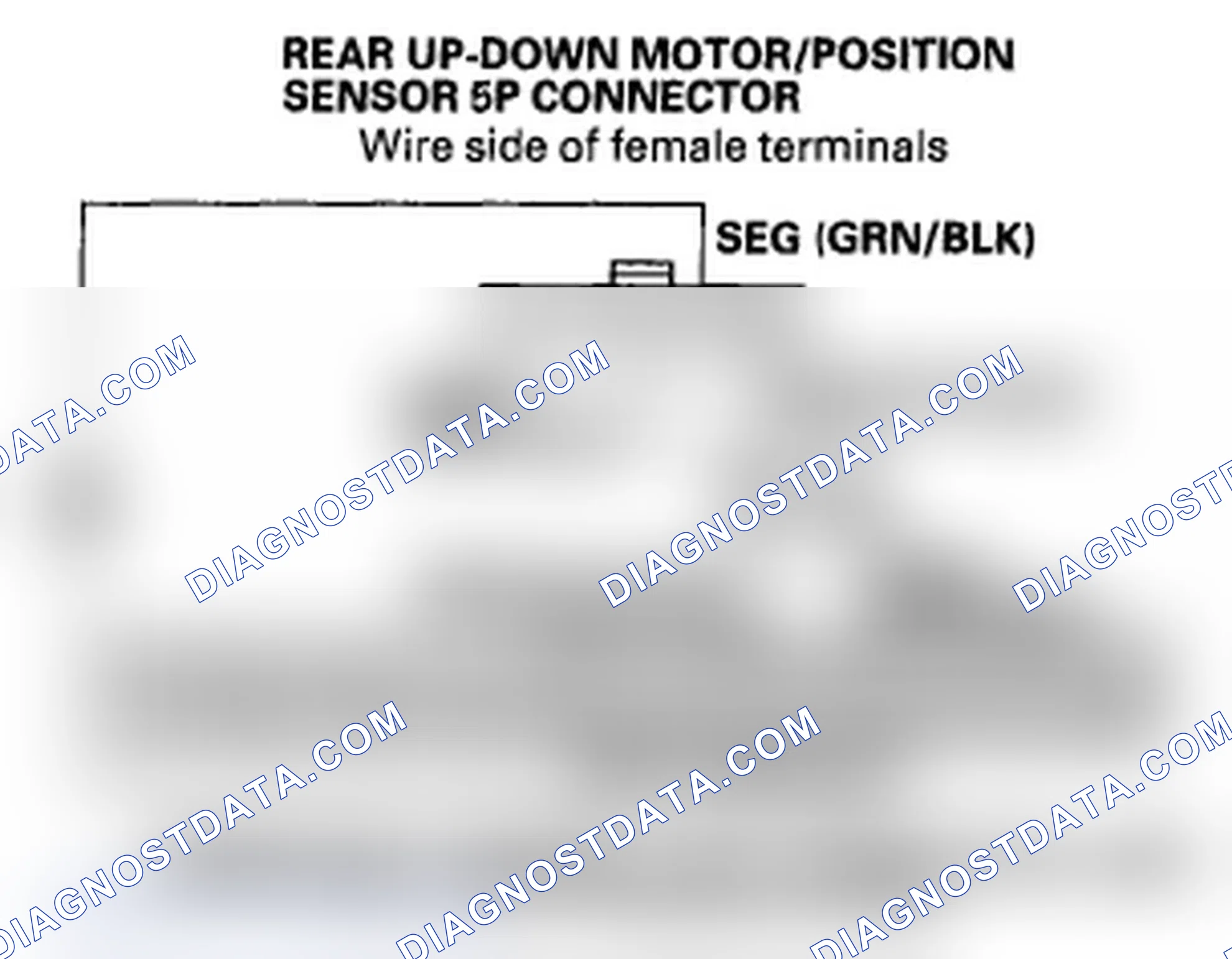 Scheme 24: DTC B1827: Power Seat Rear Up-down Motor Pulse Error
