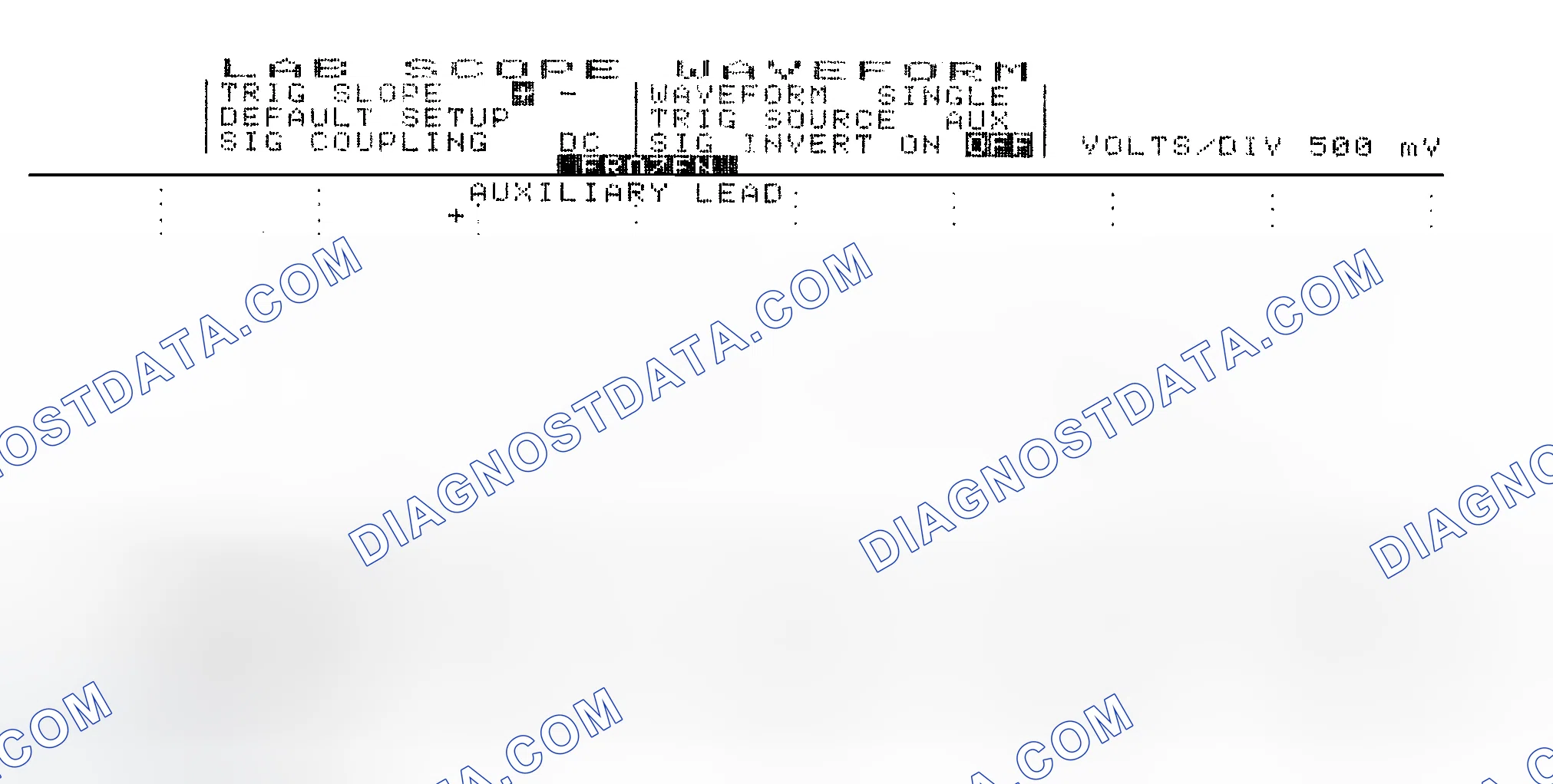 Scheme 14: Single Injector w/Excessive Current Flow - Current Pattern