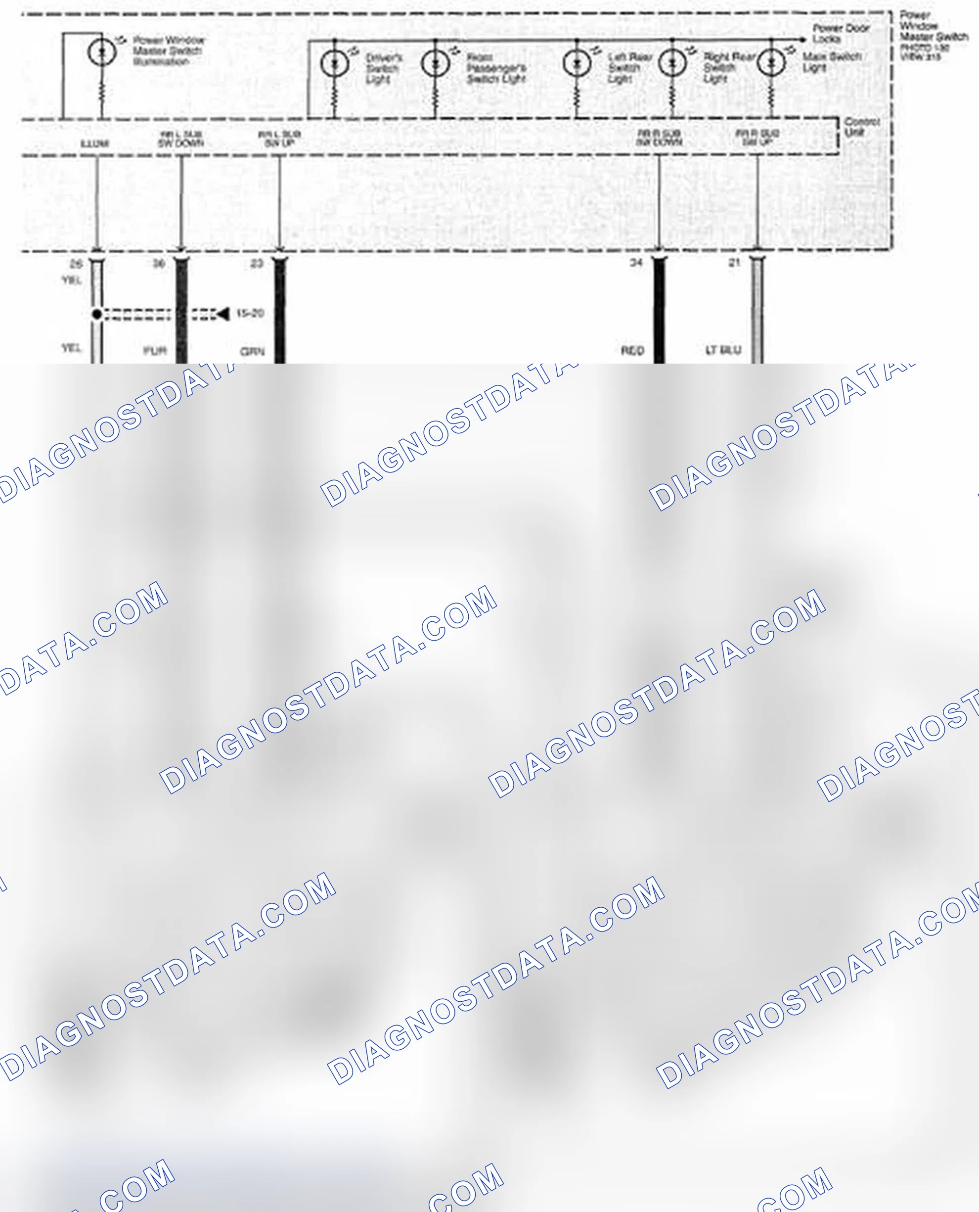 Scheme 368: Power Windows Circuit Diagram (Page 120-3)
