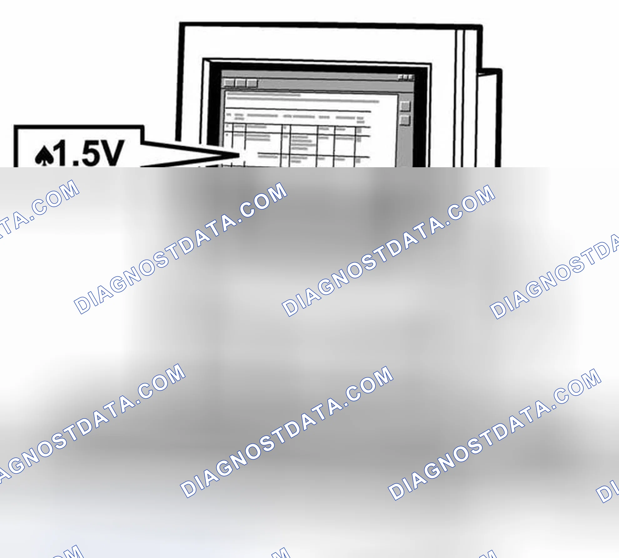 Scheme 32: Control Module Connection Test Values, Rain Sensor