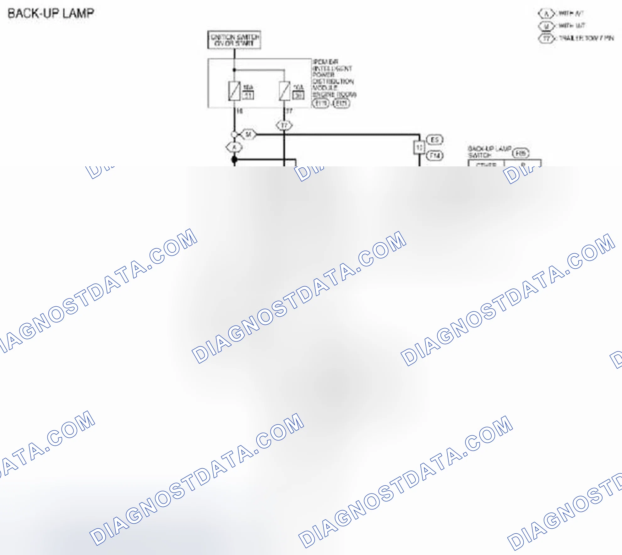 Scheme 335: Back-Up Lamp: Wiring Diagram