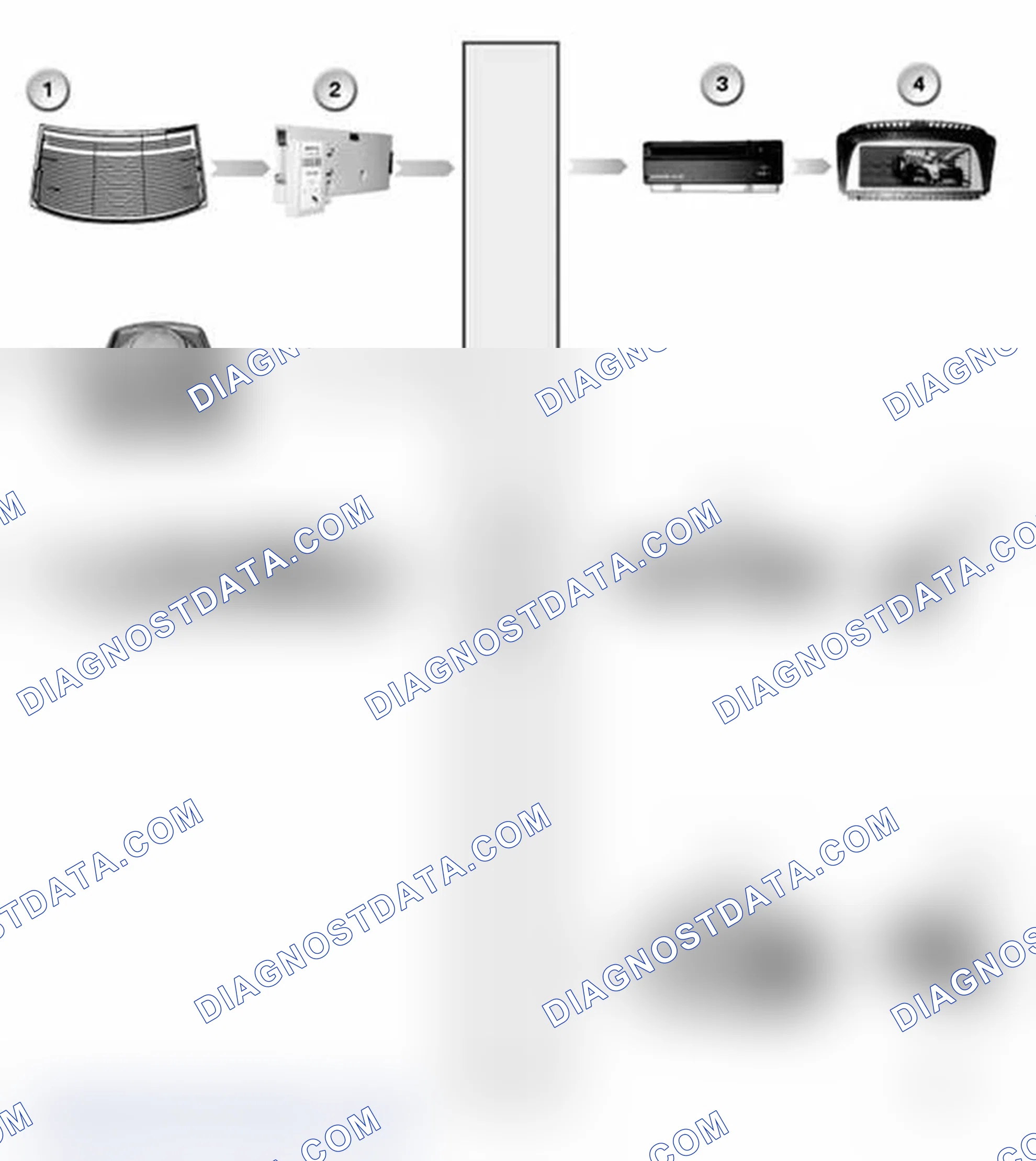 Scheme 37: E65, E66 - System Overview Of TV In Front With Navigation System