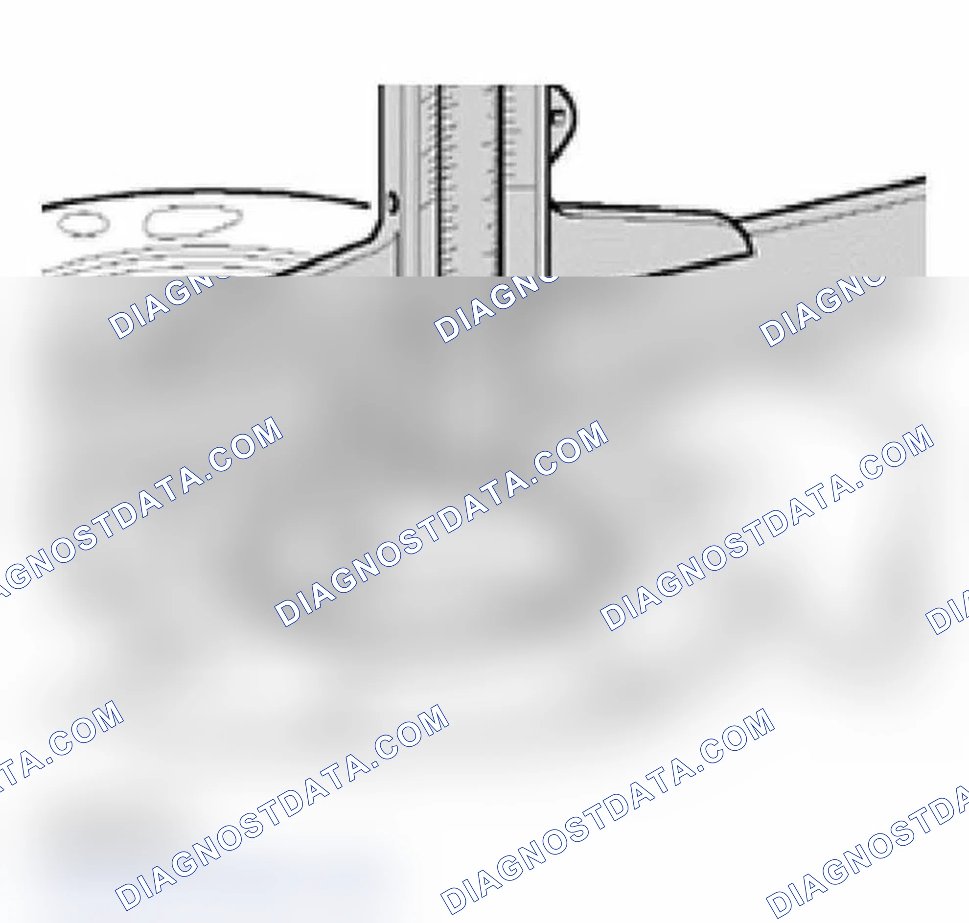 Scheme 36: Measuring insertion depth of cylinder roller bearing for input shaft