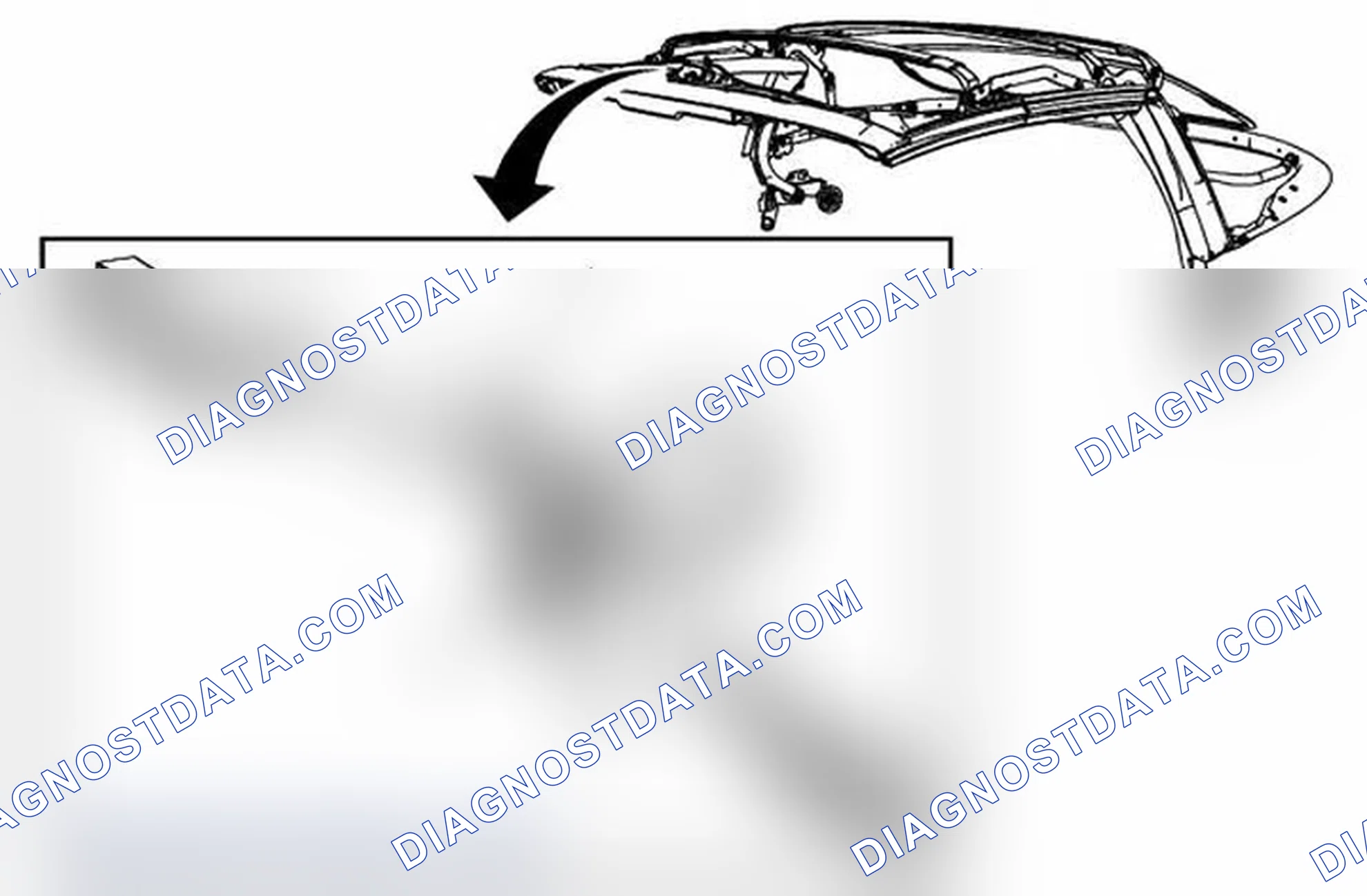 Scheme 7: Folding Top Front Latch Actuator Replacement