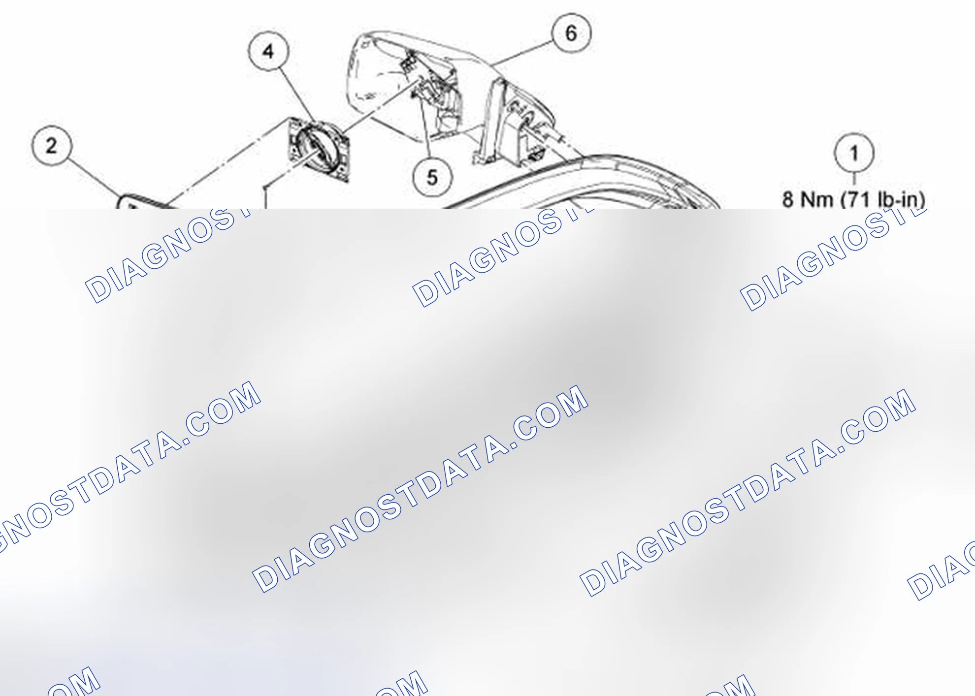 Scheme 38: Exterior Mirrors - Exploded View