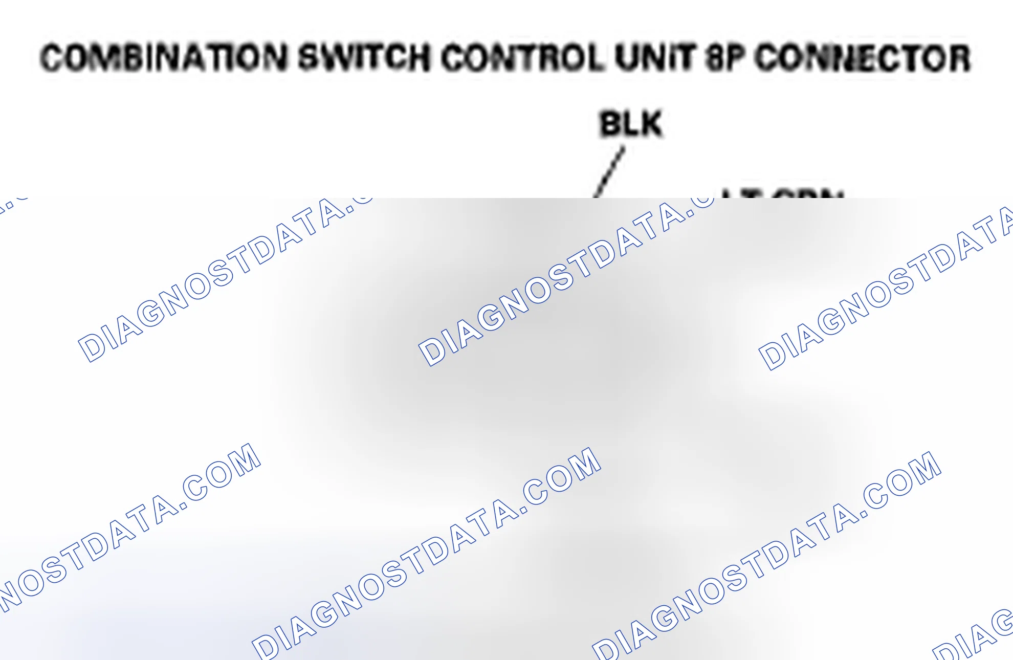 Scheme 10: Combination Switch Control Unit Input Test