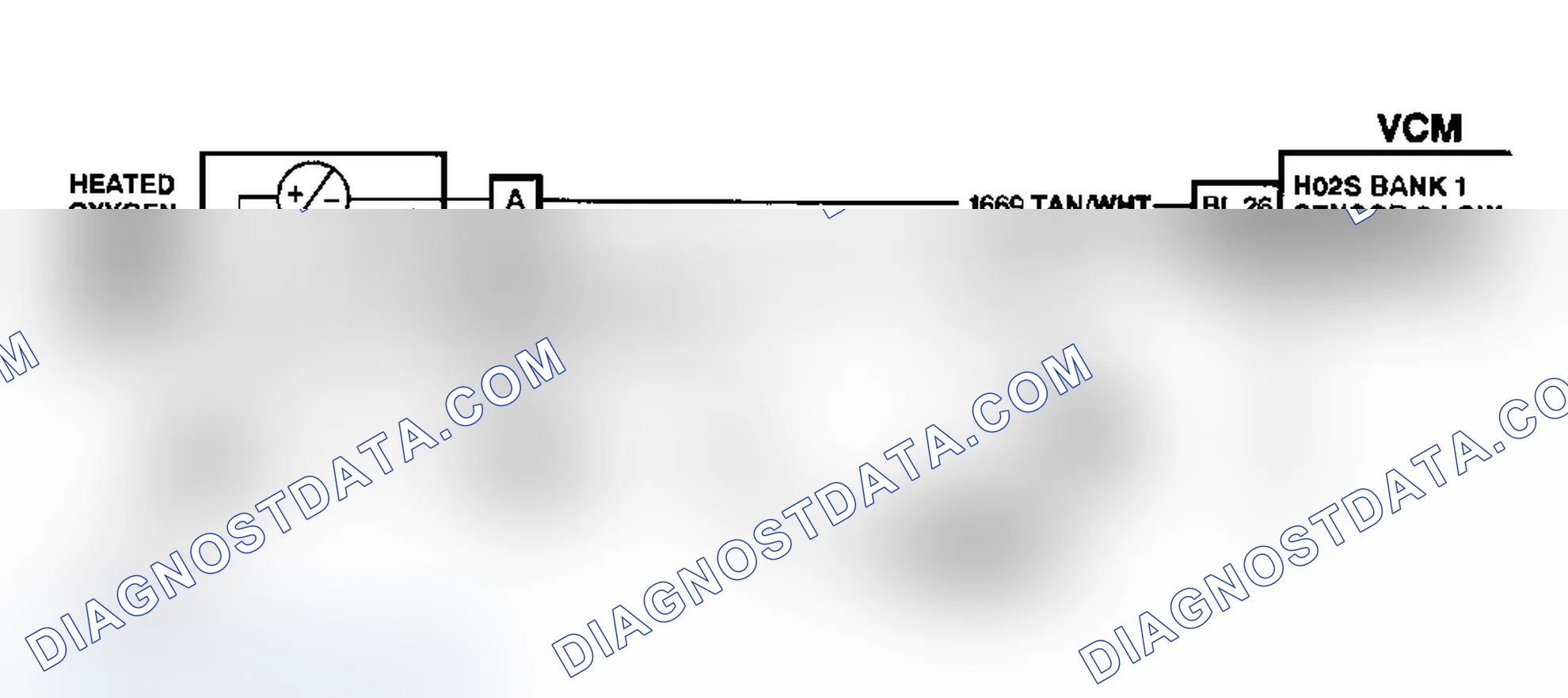 Scheme 78: DTC P0143 Schematic - 4.3L & 5.0L