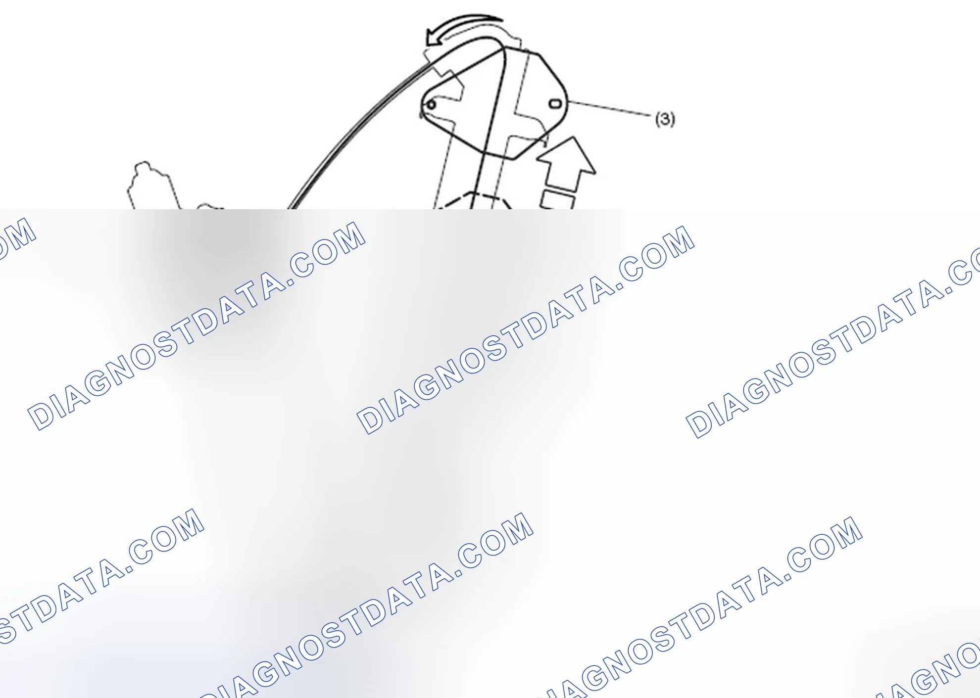 Scheme 56: Power Window Operation Diagram (Glass Moving Up)