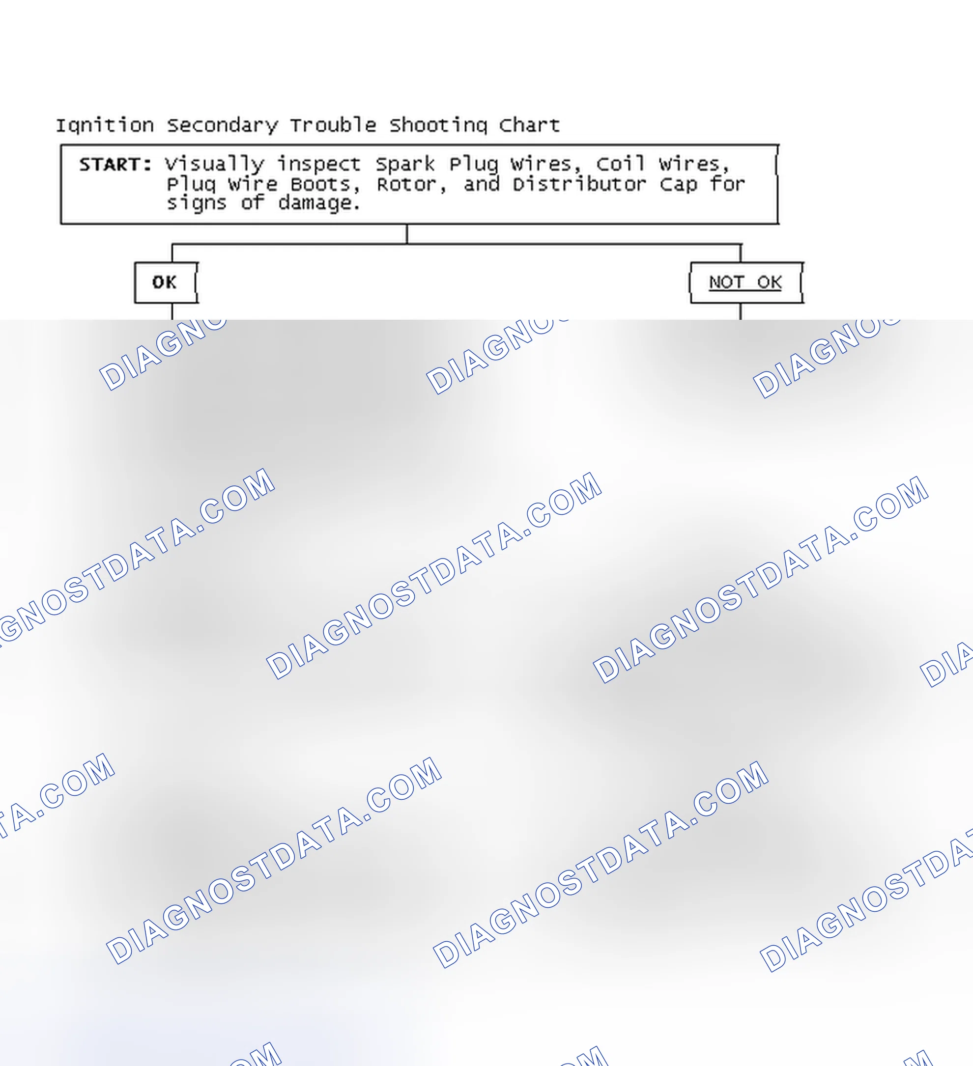 Scheme 1: Ignition Secondary Trouble Shooting Chart