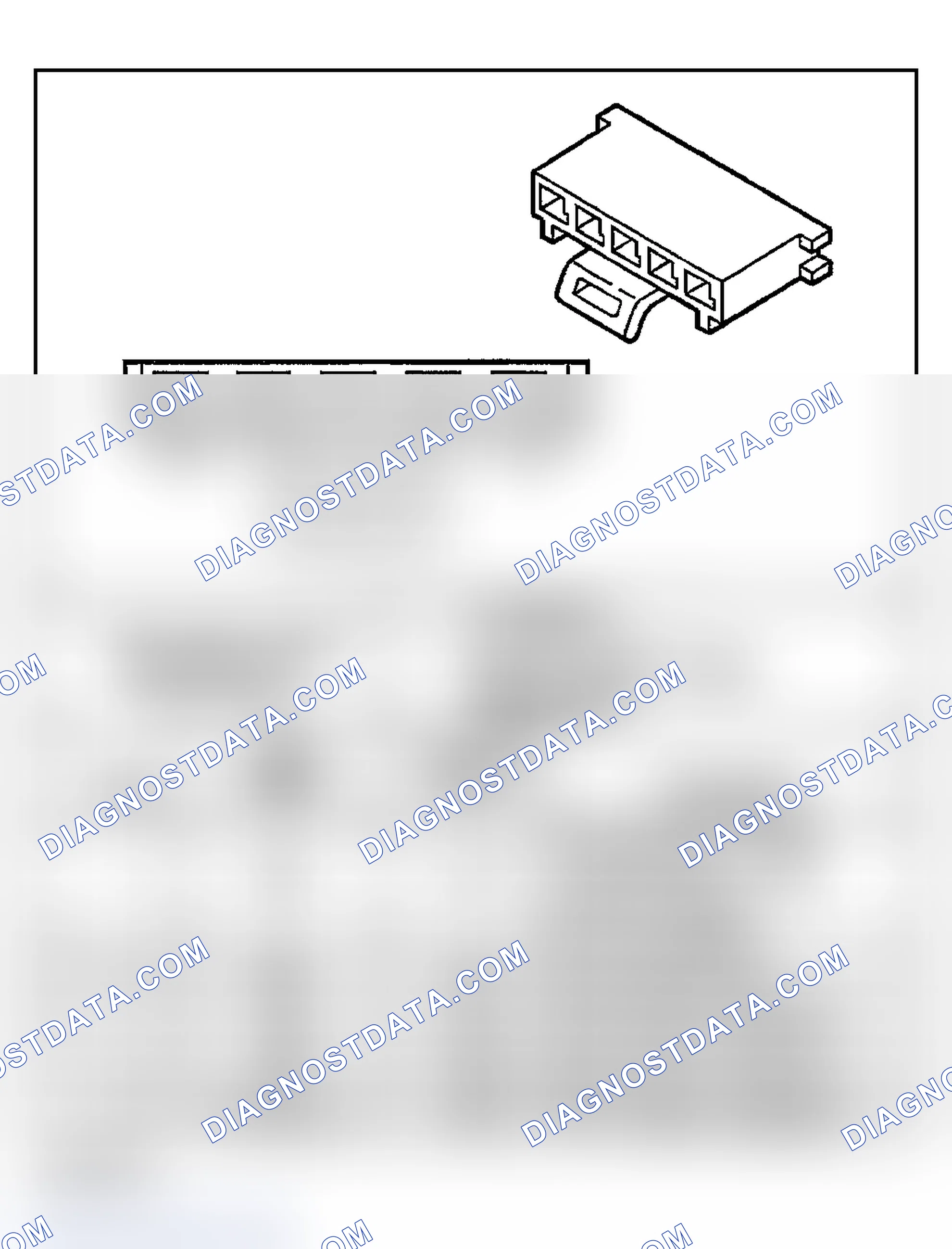 Scheme 315: Automatic Transmission Internal Connector End Views