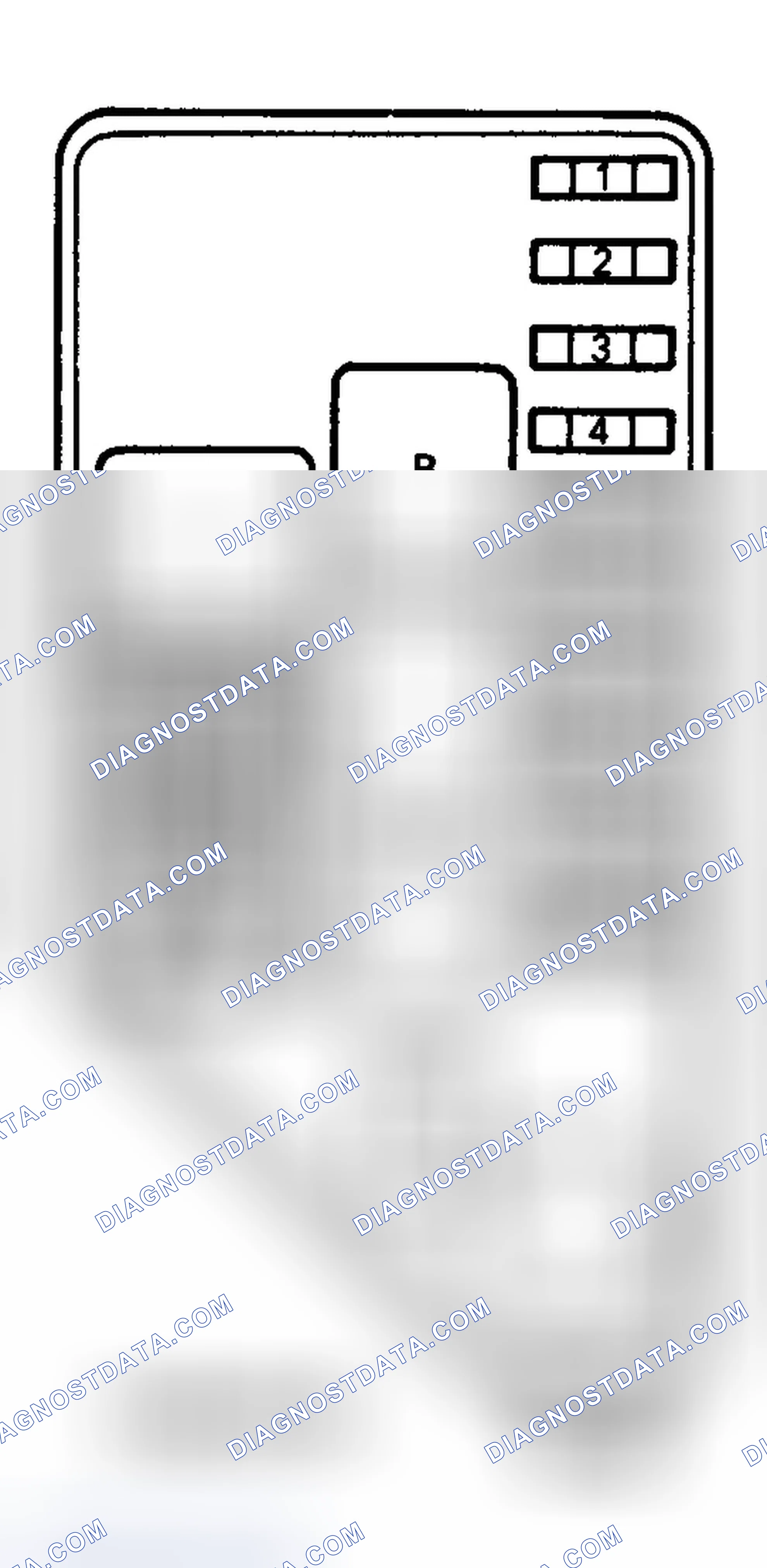 Scheme 1: ENGINE COMPARTMENT FUSE PANEL IDENTIFICATION (1991-92)