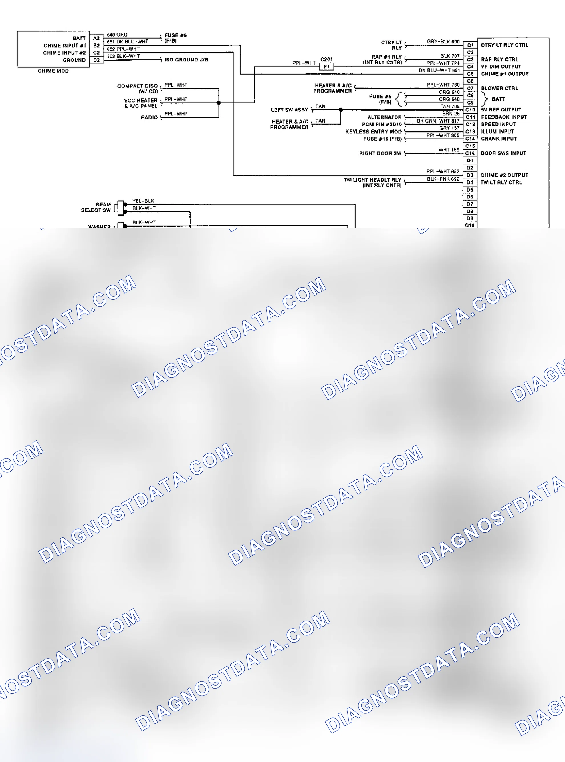 Scheme 35: 3.8L (VIN L) BCM Wiring Diagram (Riviera)