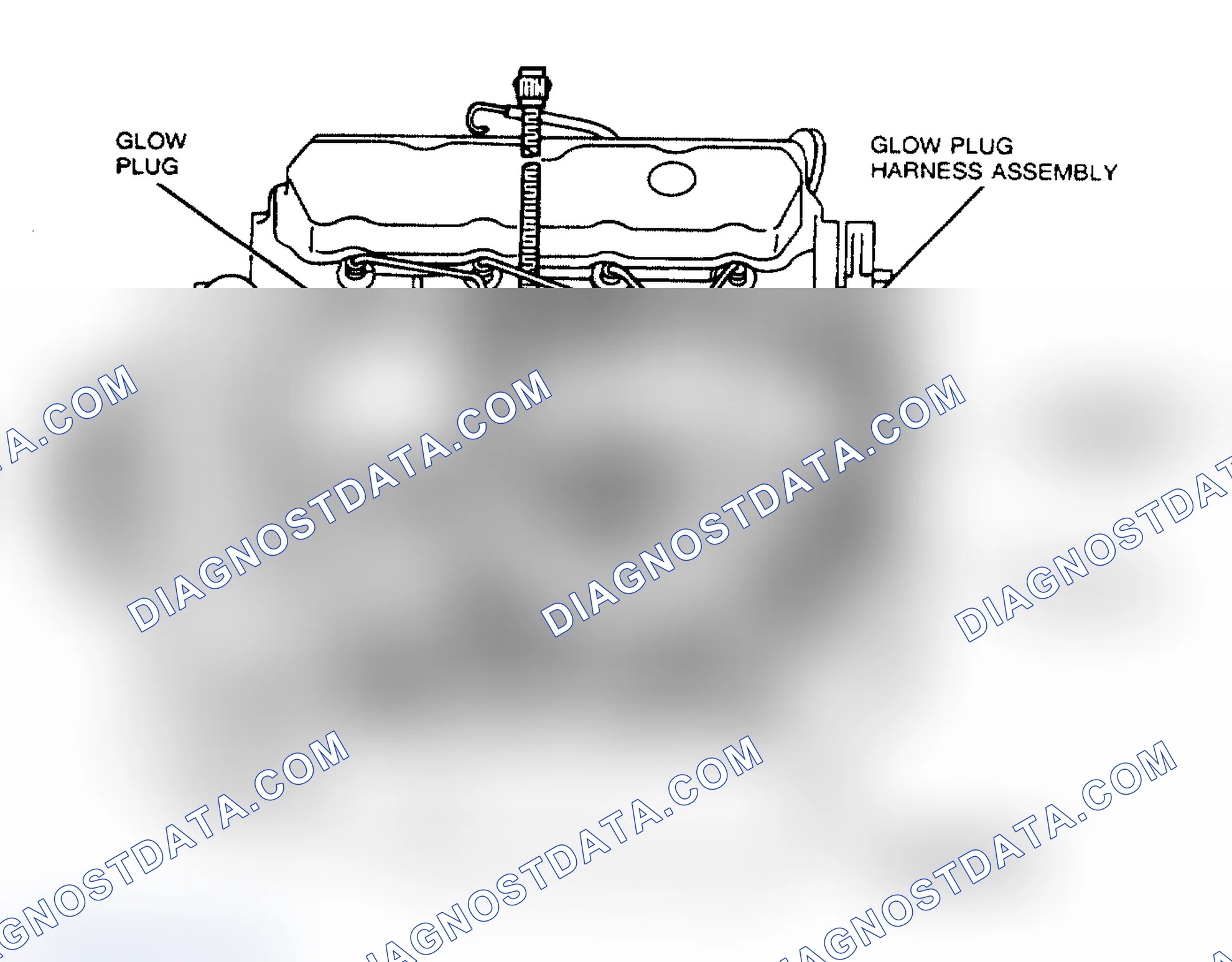 Scheme 32: GLOW PLUG COMPONENT LOCATIONS