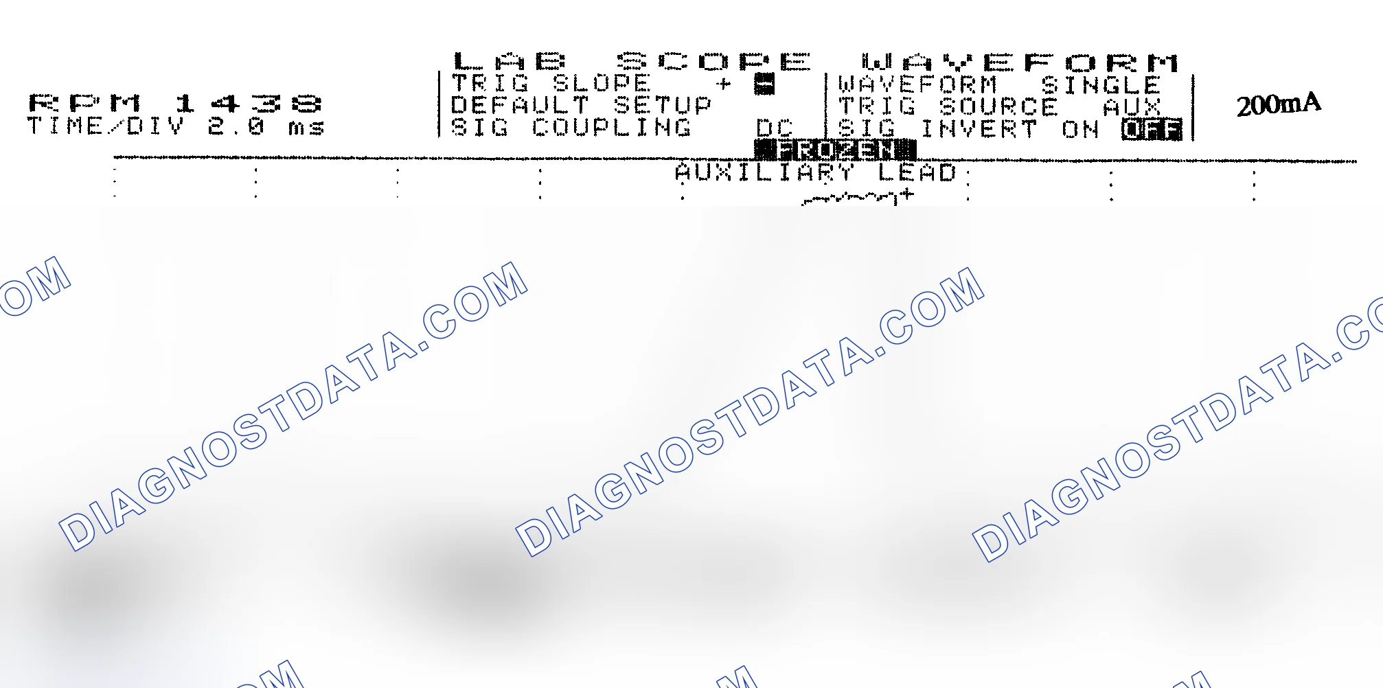 Scheme 15: Single Injector w/Normal Current Flow - Current Pattern