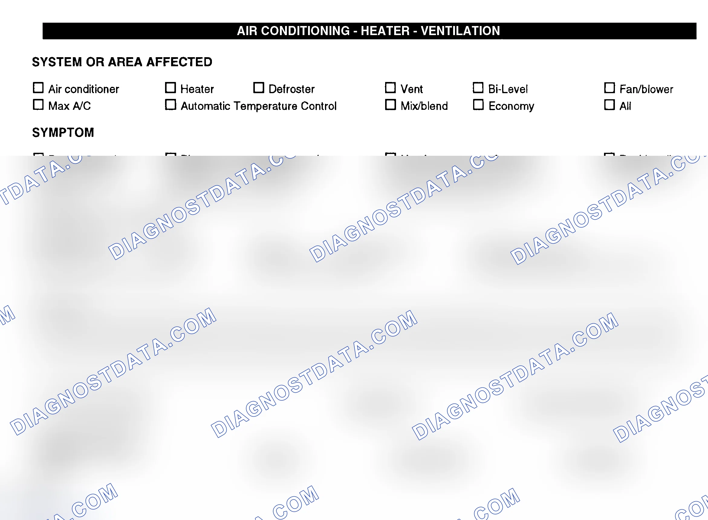 Scheme 8: Air Conditioning, Heater & Ventilation