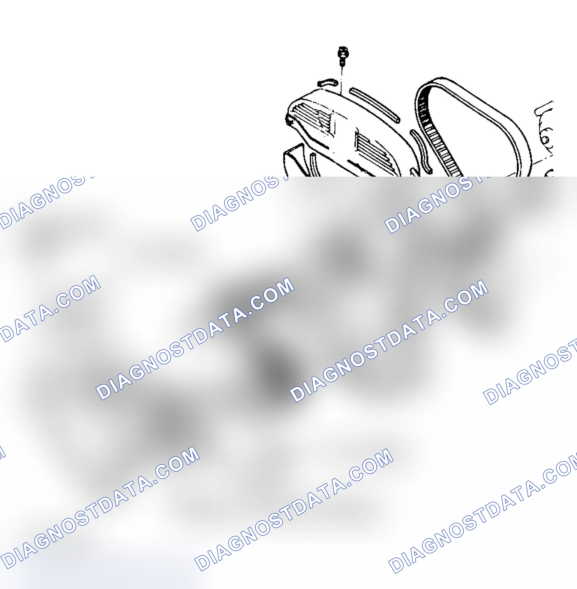 Scheme 4: DRIVE BELT ROUTING (2.0L TALON WITH TURBO)