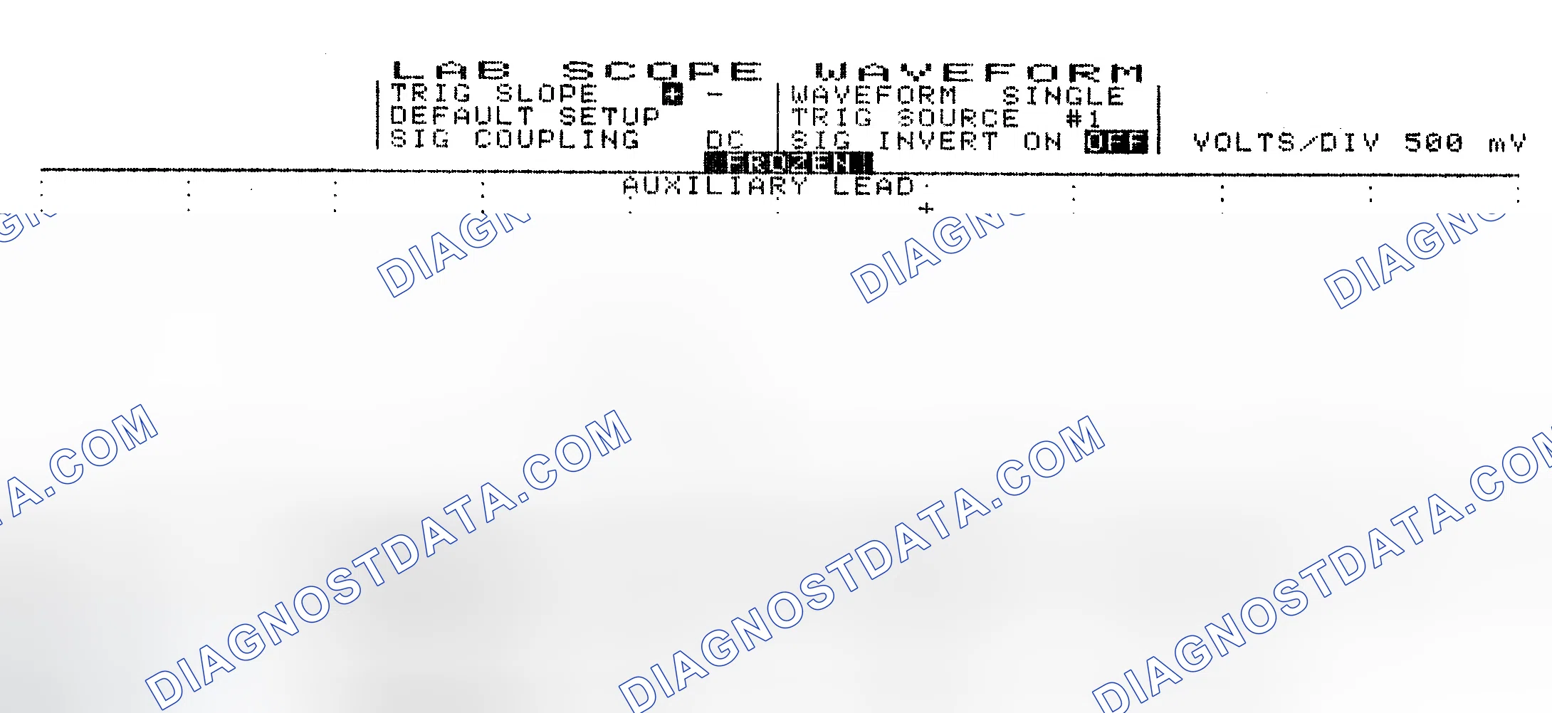 Scheme 10: Single Injector w/Excessive Current Flow - Current Pattern