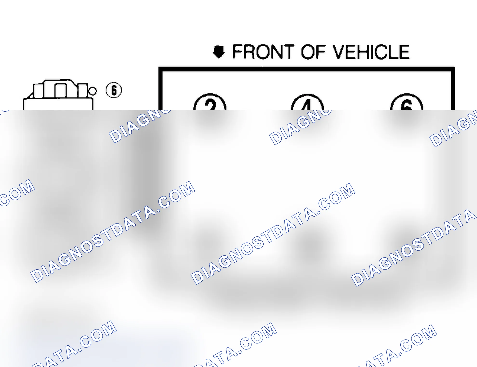 Scheme 6: Firing Order (3.8L - Except "F" Body)