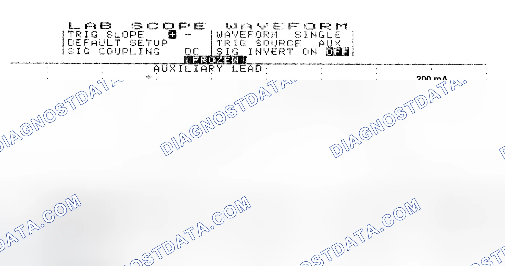 Scheme 13: Single Injector w/Normal Current Flow - Current Pattern