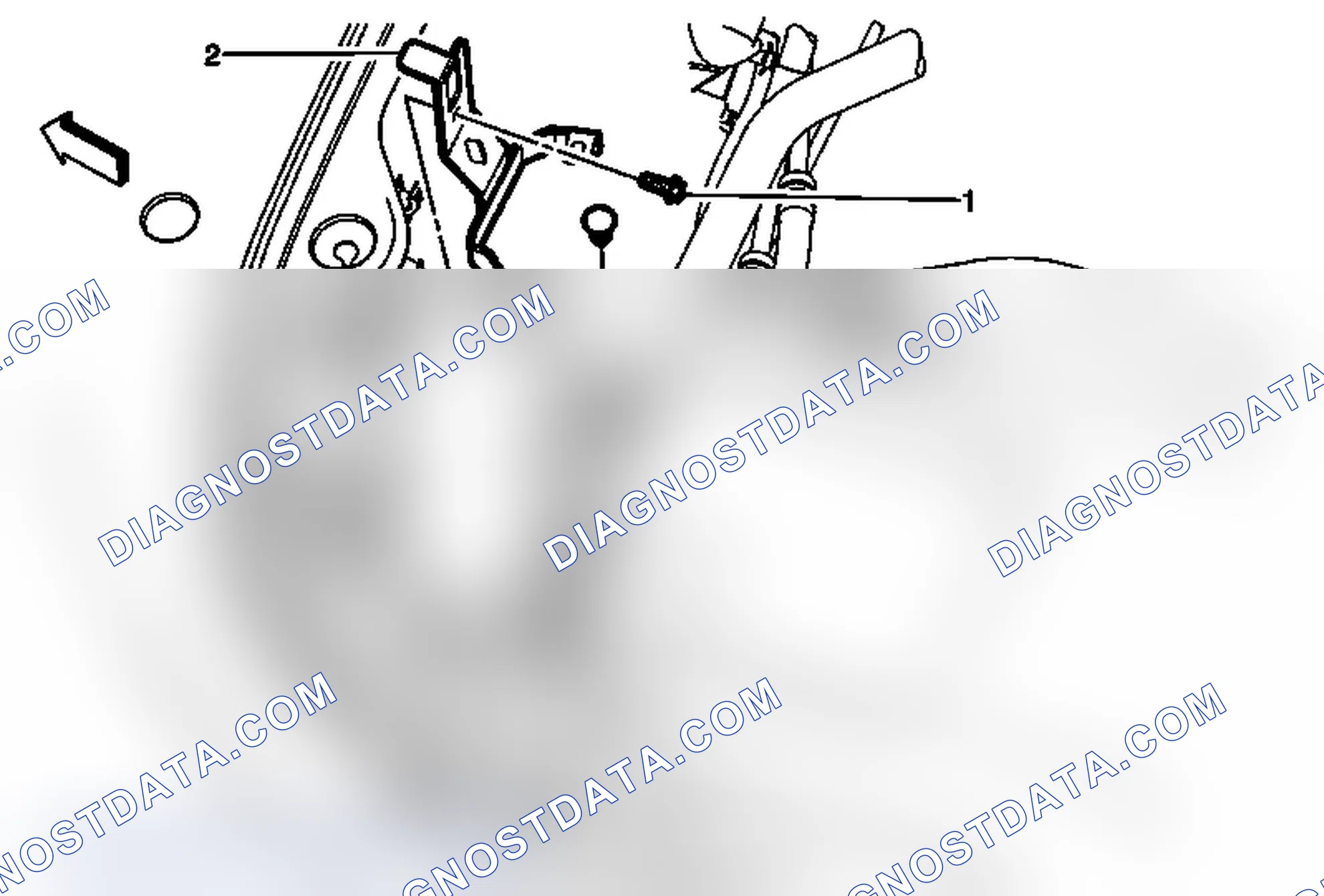 Scheme 199: Coolant Recovery Reservoir Bracket Replacement