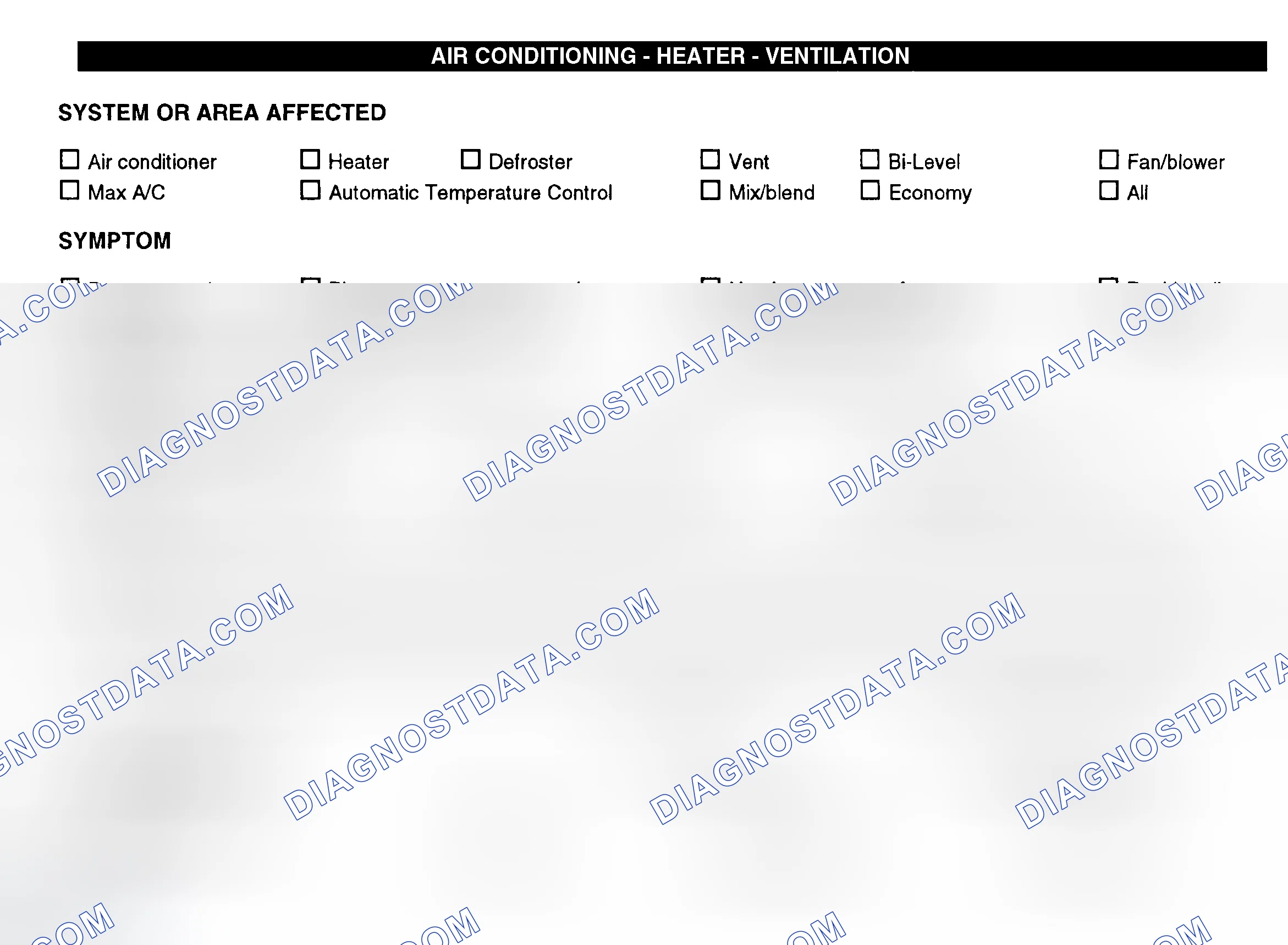 Scheme 8: Air Conditioning, Heater & Ventilation