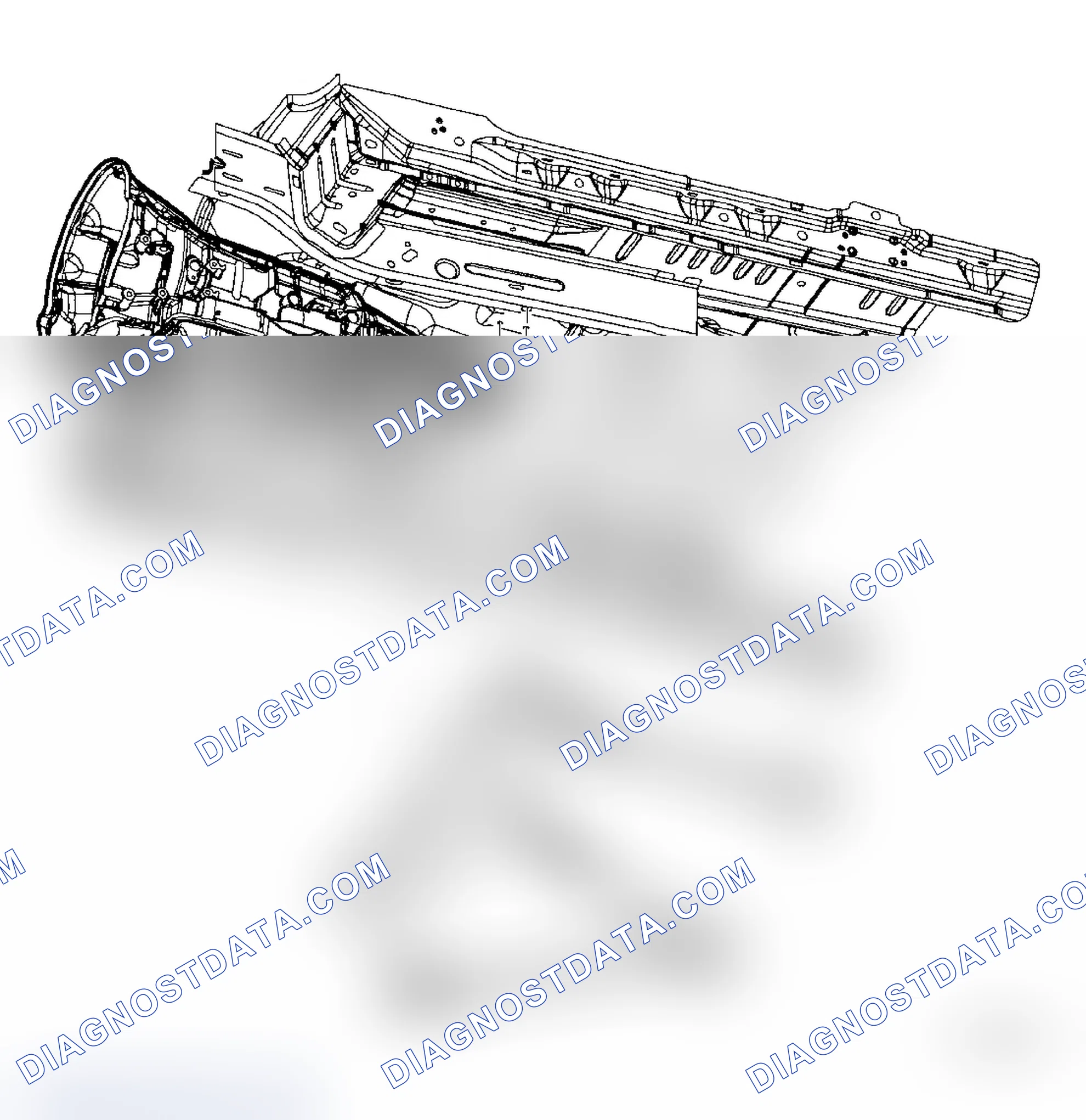 Scheme 23: CROSSMEMBER - TRANSMISSION