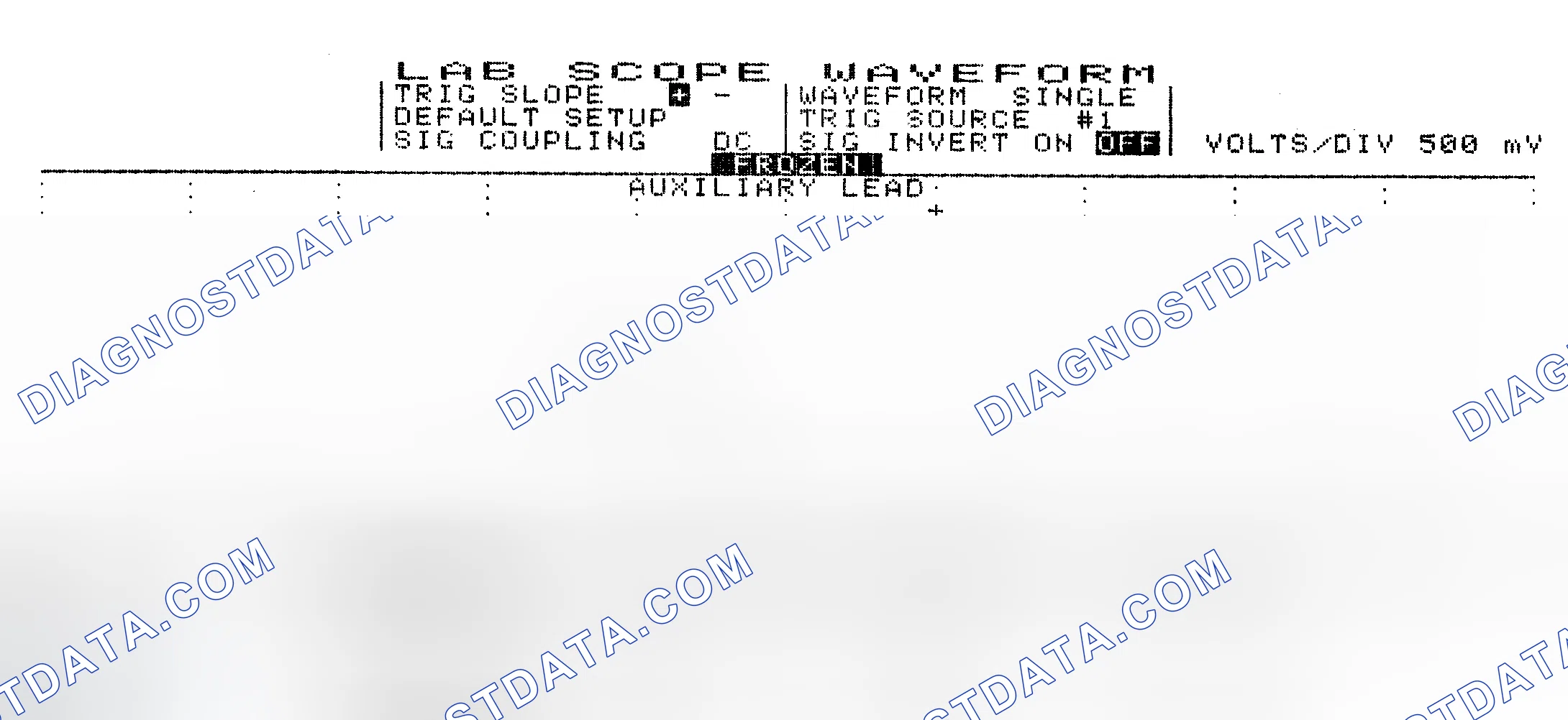 Scheme 10: Single Injector w/Excessive Current Flow - Current Pattern
