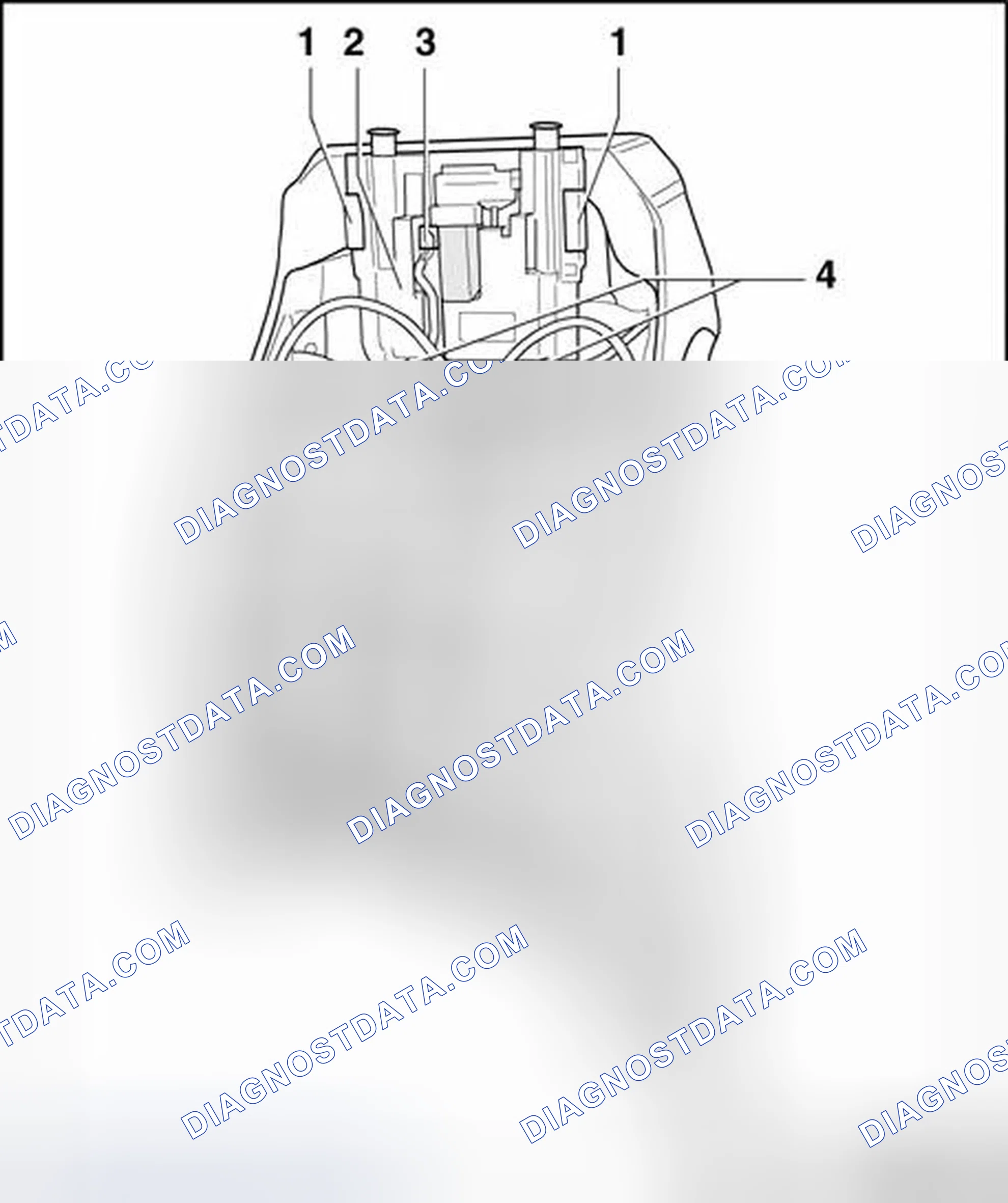 Scheme 15: Headrest Adjustment Motor, Removing and Installing