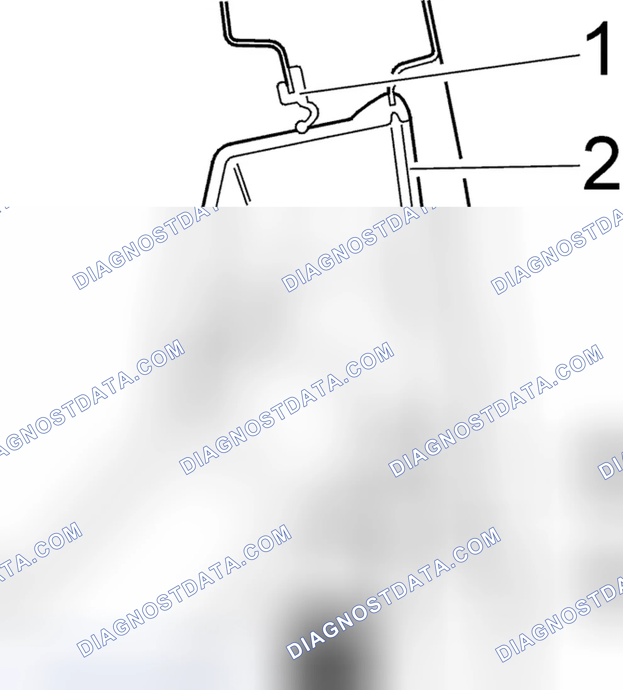 Scheme 319: Installing the rubber cover on the fuel filler pipe