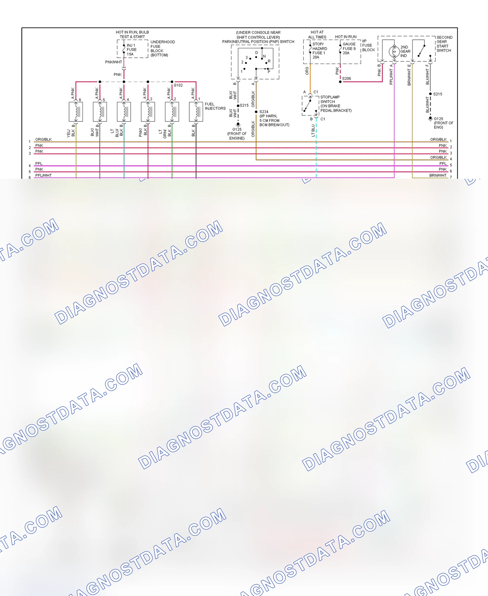 Scheme 26: PCM Wiring Diagram (Camaro & Firebird - 3.8L - 2 Of 4)