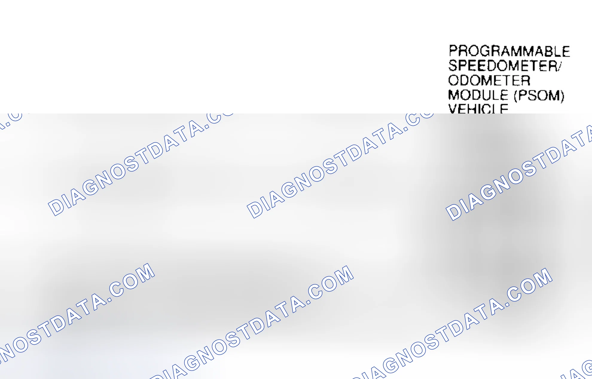 Scheme 362: Identifying Programmable Speedometer/Odometer Module (PSOM) Circuit & Connector Terminals