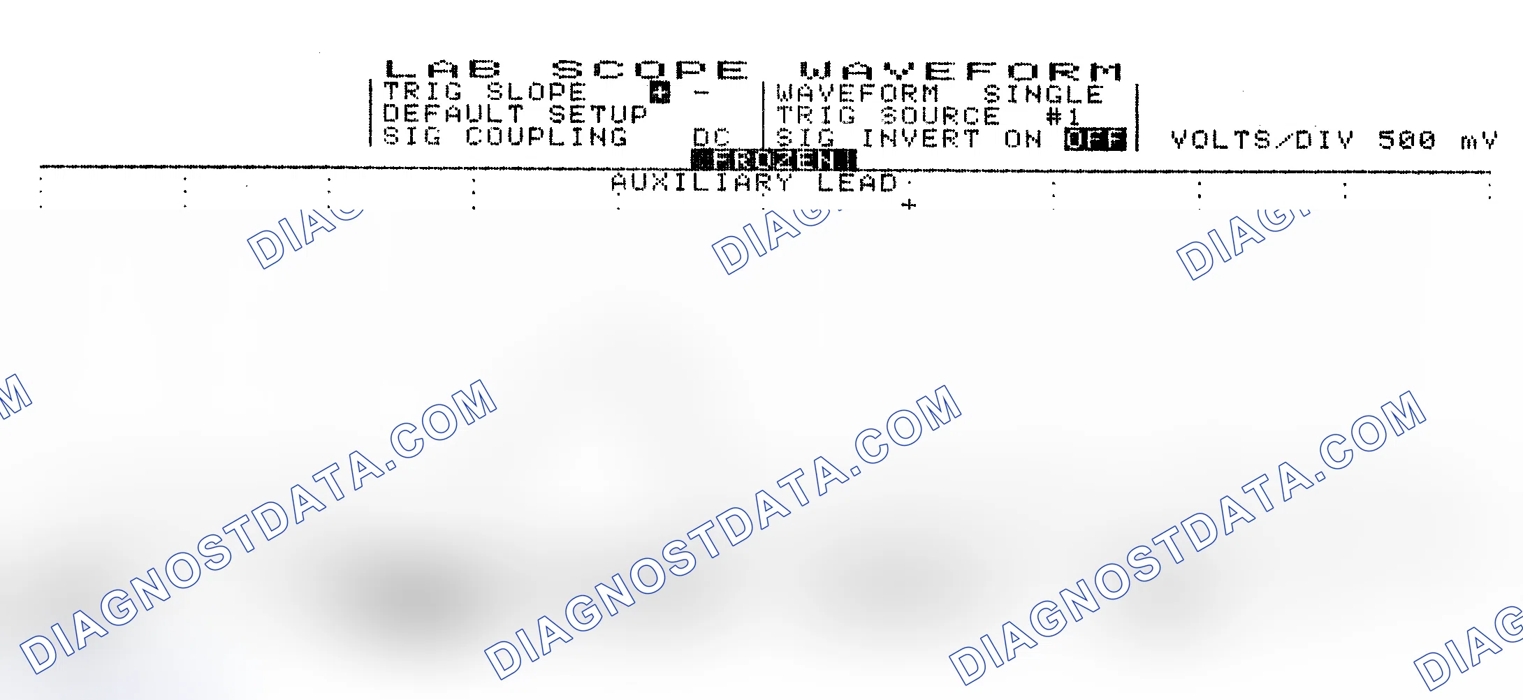 Scheme 10: Single Injector w/Excessive Current Flow - Current Pattern