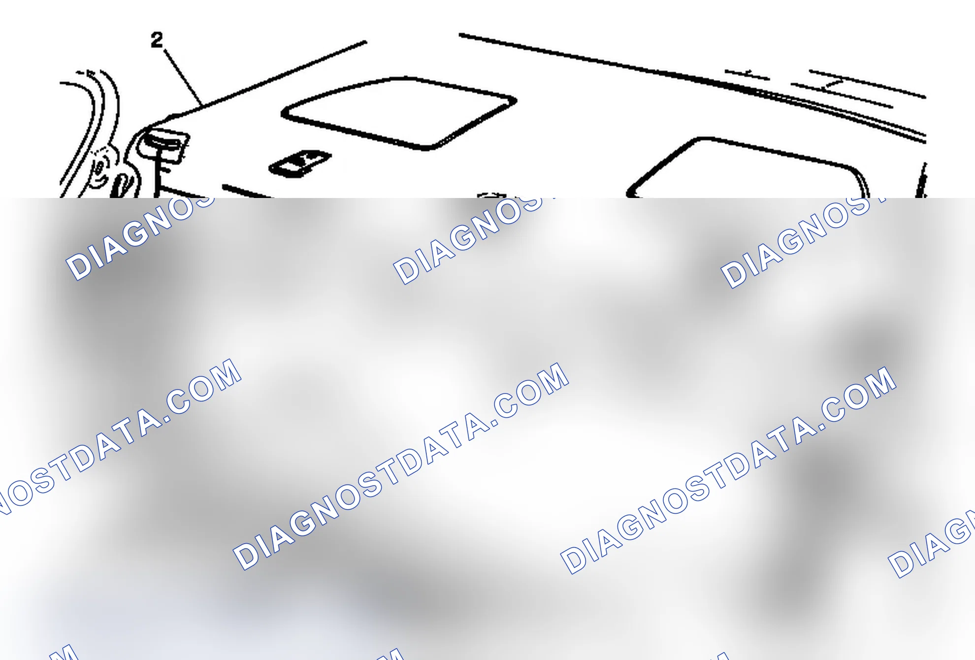 Scheme 42: Rear Window Panel Trim Replacement (without DB3)