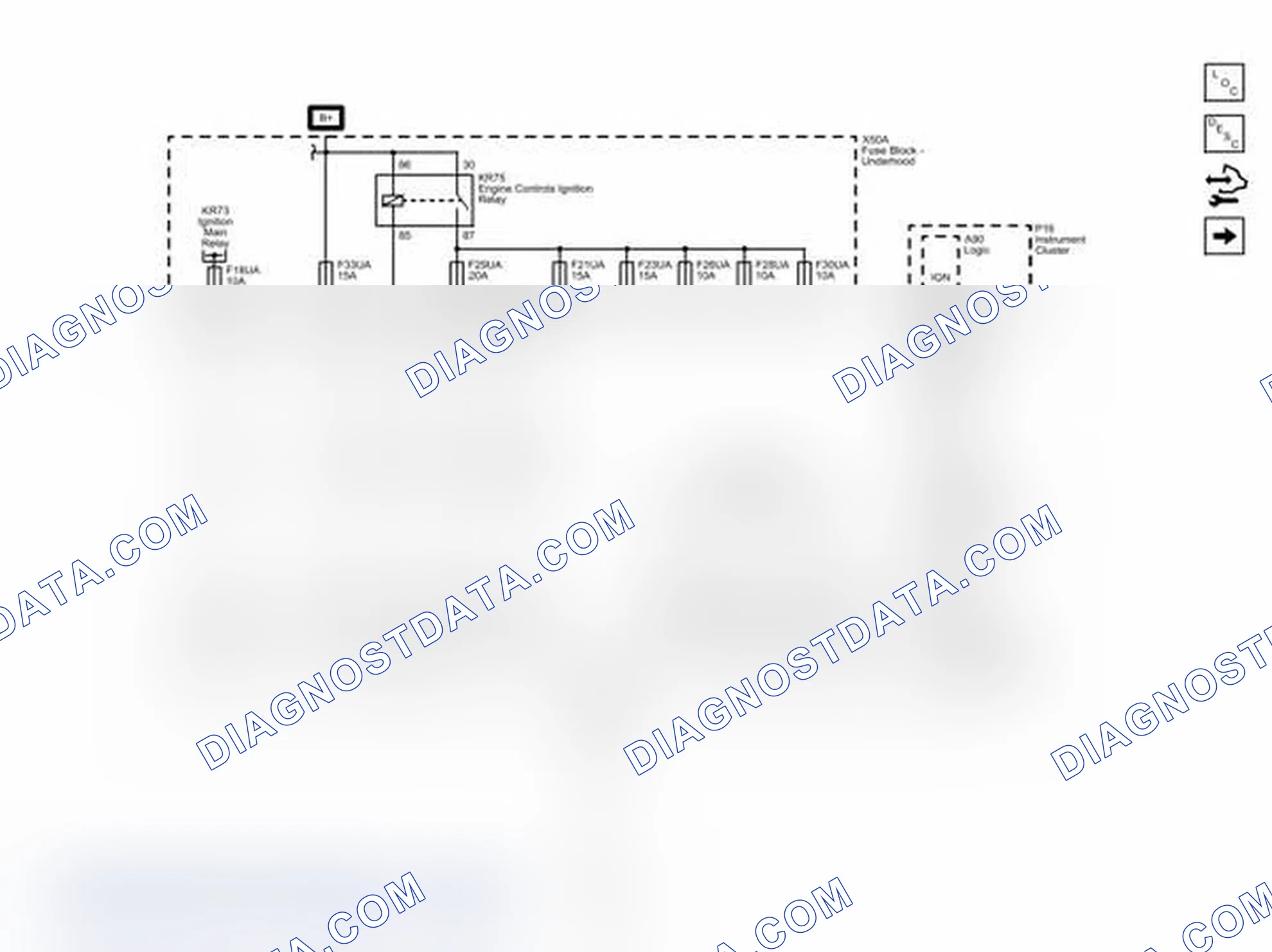 Scheme 50: Module Power, Ground, Serial Data, and MIL