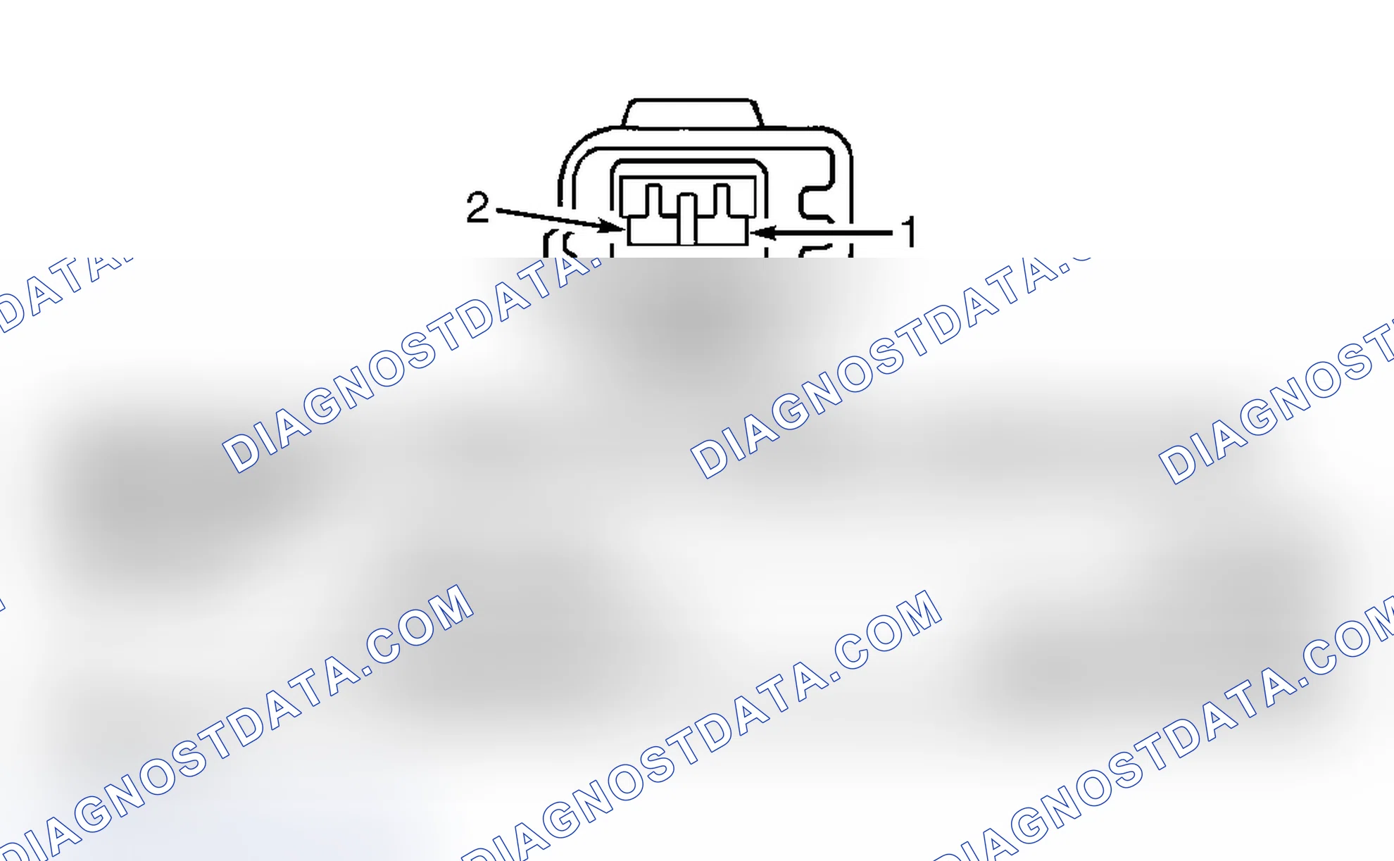 Scheme 21: Ignition Coil Connector End View (2.5L, 3.9L & 5.9L)
