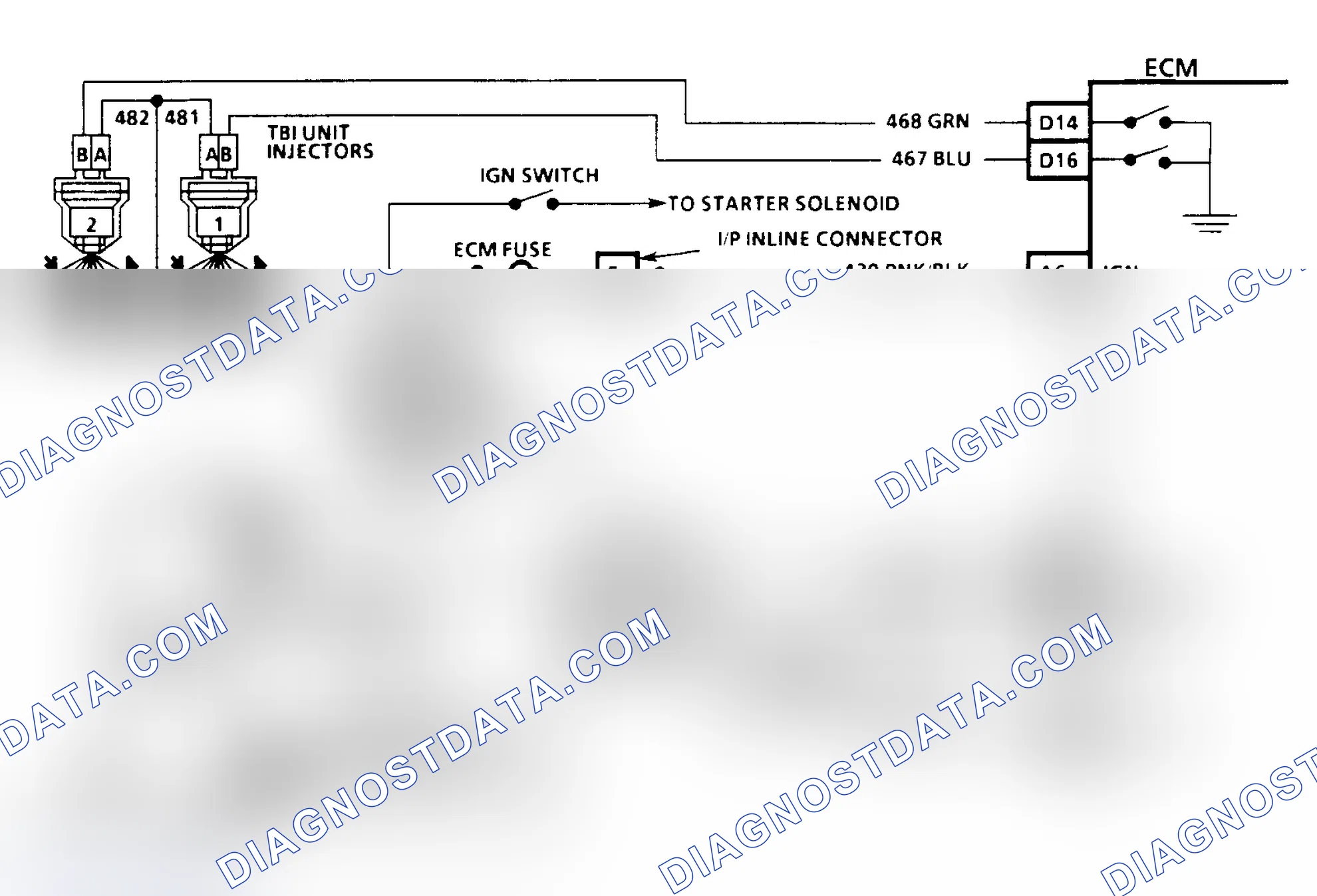 Scheme 69: Code 42 Schematic (All W/ 4L80-E Transmission) Electronic Spark Timing