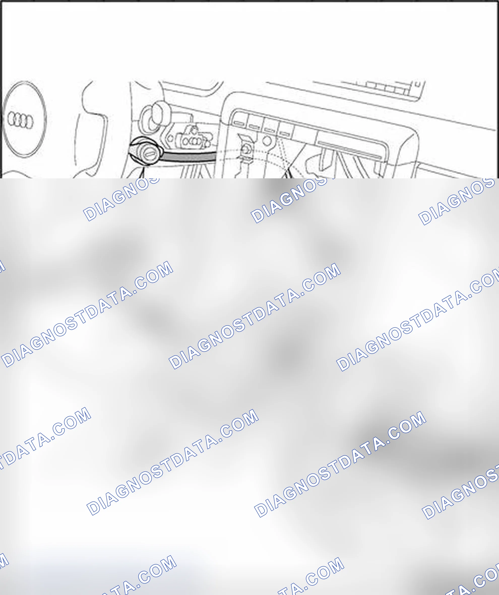 Scheme 943: Locking lever (through VIN 8E_6A156499), removing and installing