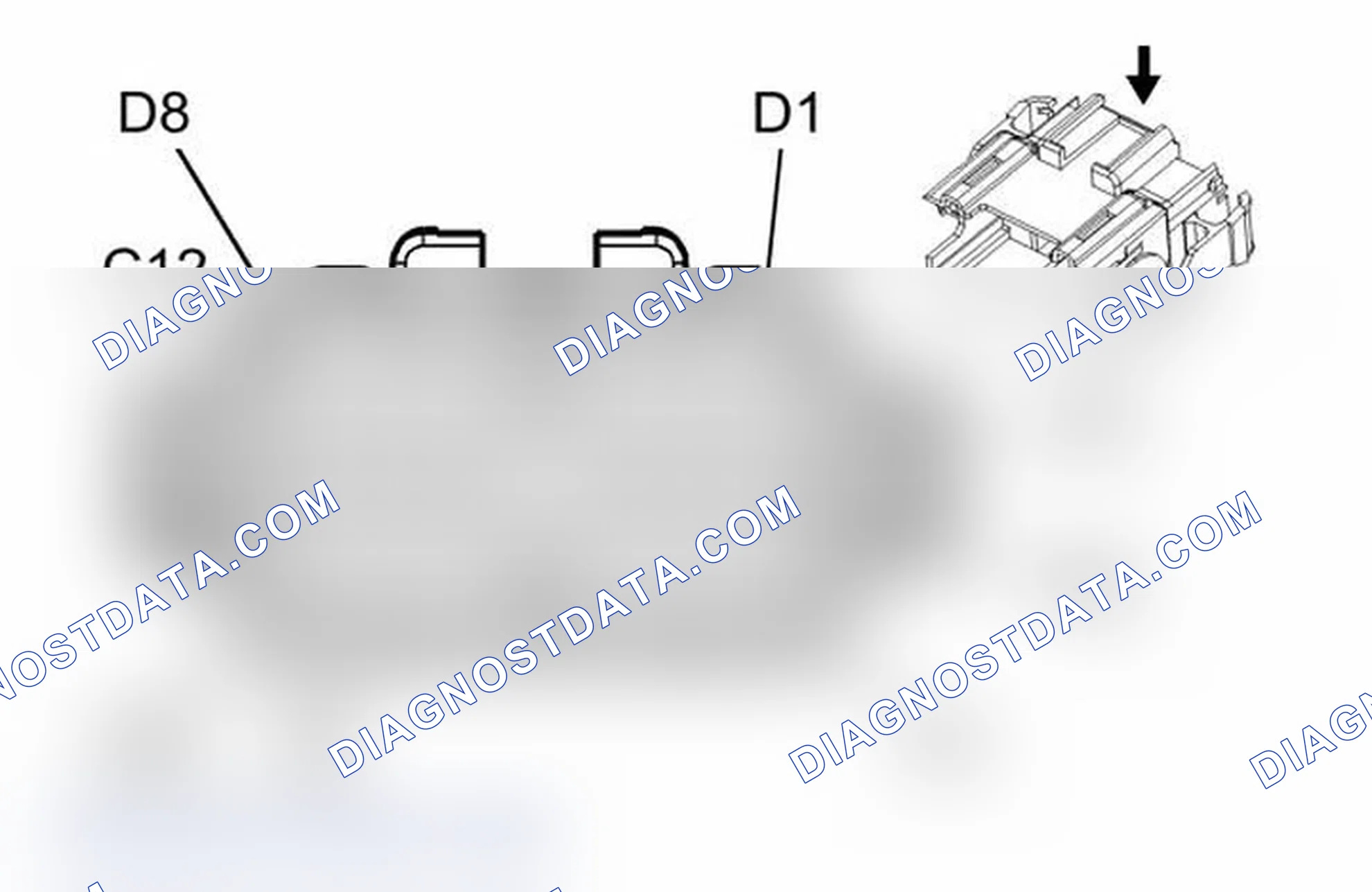 Scheme 365: X503 Left Front Door Harness to Left Front Door Trim Harness