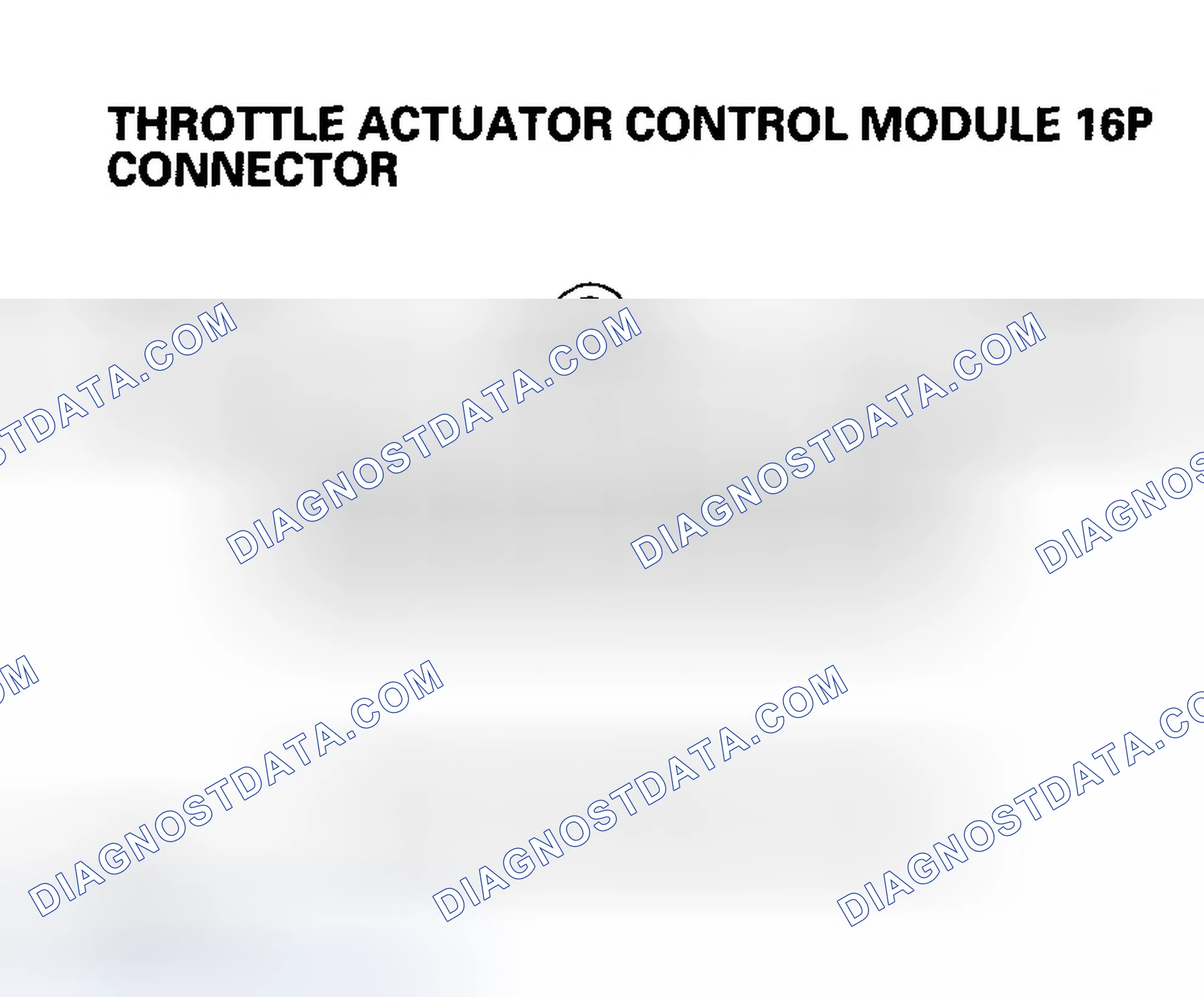 Scheme 184: DTC P2118: Throttle Actuator Current Range/Performance Problem
