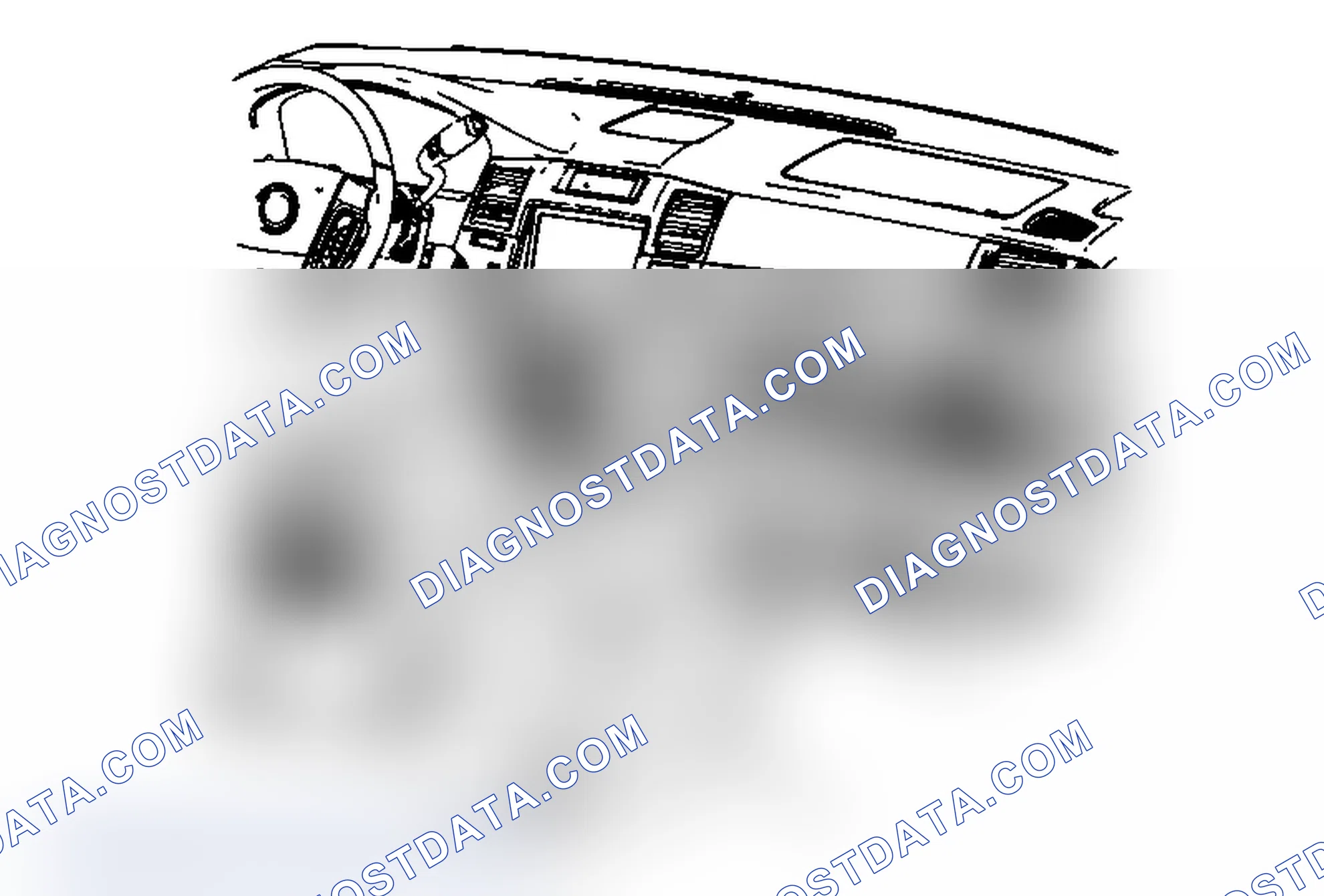 Scheme 180: Front Floor Console Side Trim Front Panel Replacement - Right Side (Cadillac)