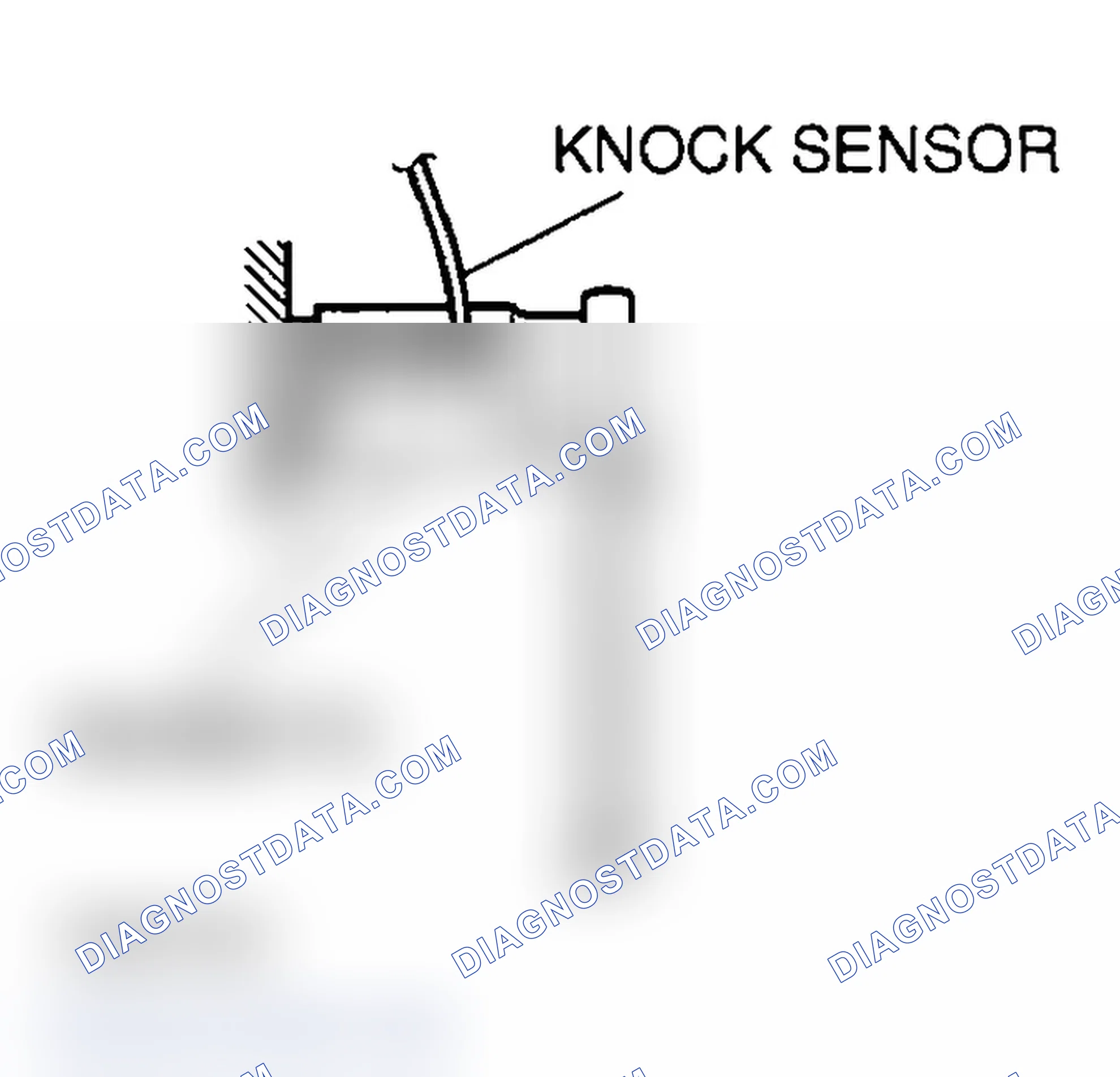 Scheme 69: << A >> KNOCK SENSOR REMOVAL