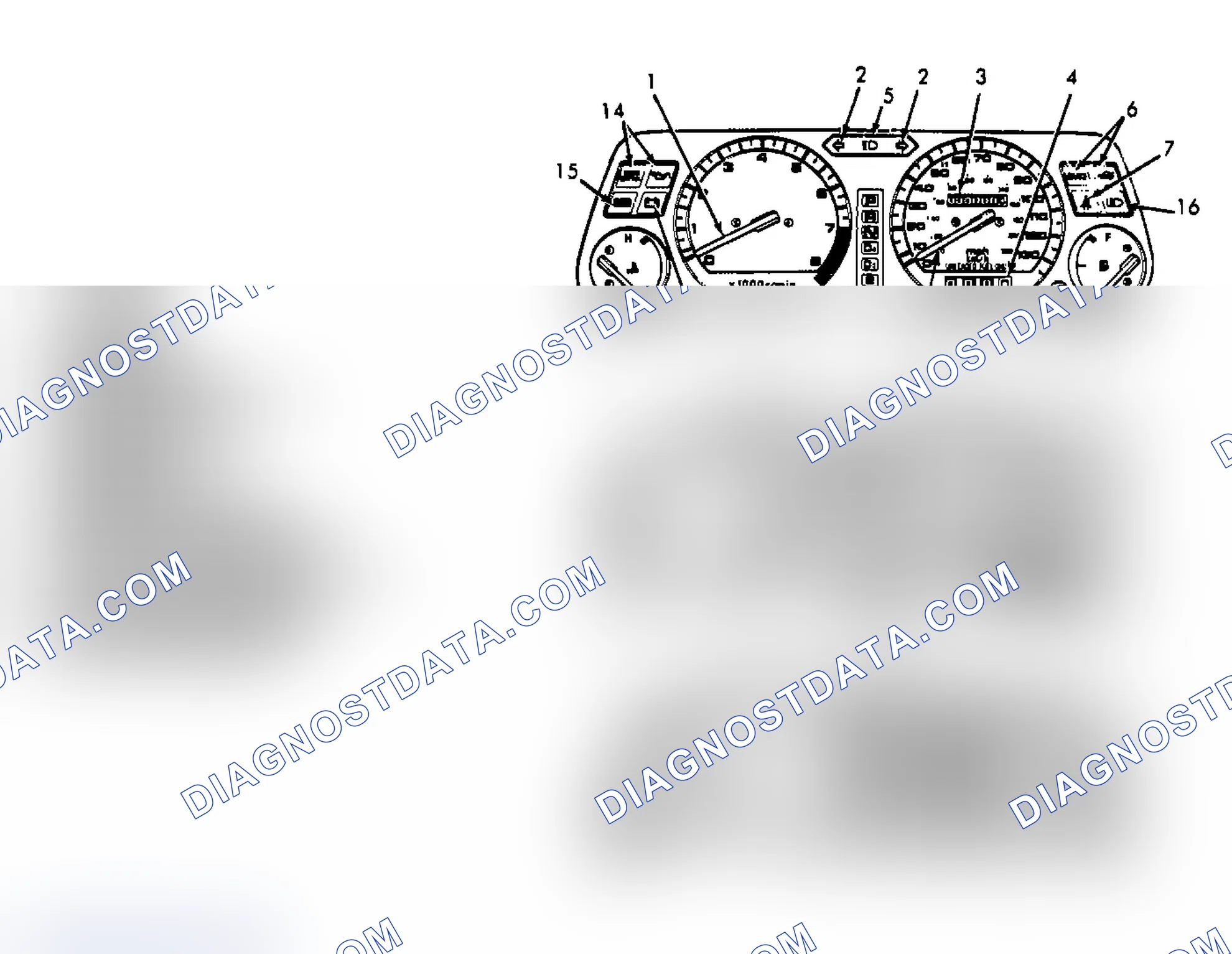 Scheme 1: SERVICE INDICATOR & WARNING LIGHTS
