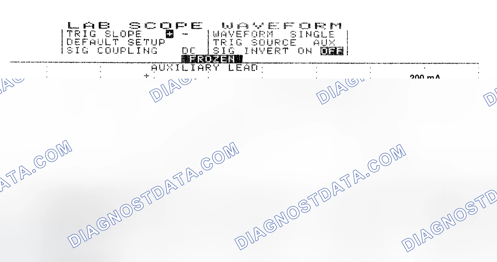 Scheme 13: Single Injector w/Normal Current Flow - Current Pattern